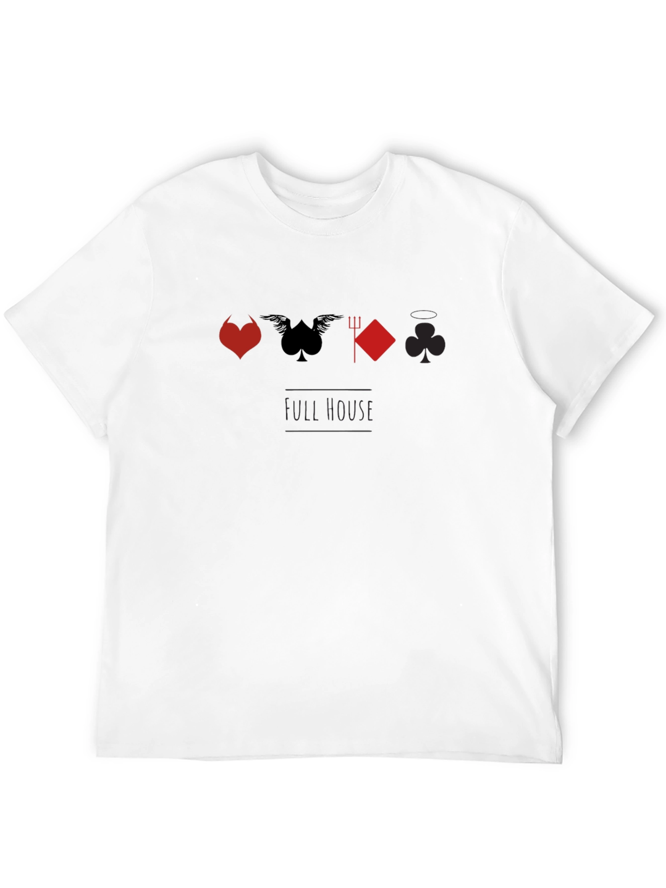 Ace of Spades Devil Card Graphic Tee