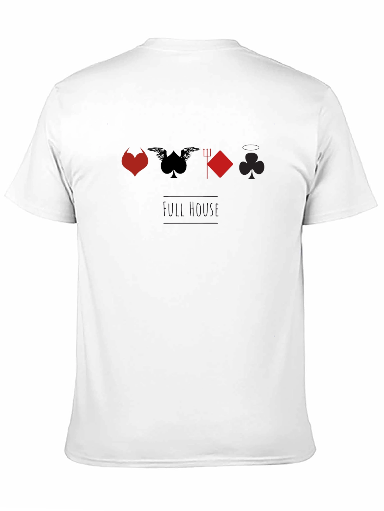 Ace of Spades Devil Card Graphic Tee