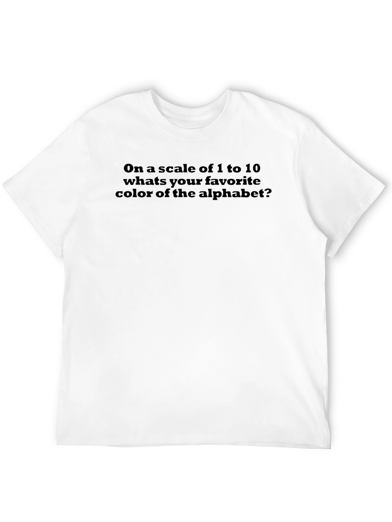 Funny Alphabet Color T-Shirt