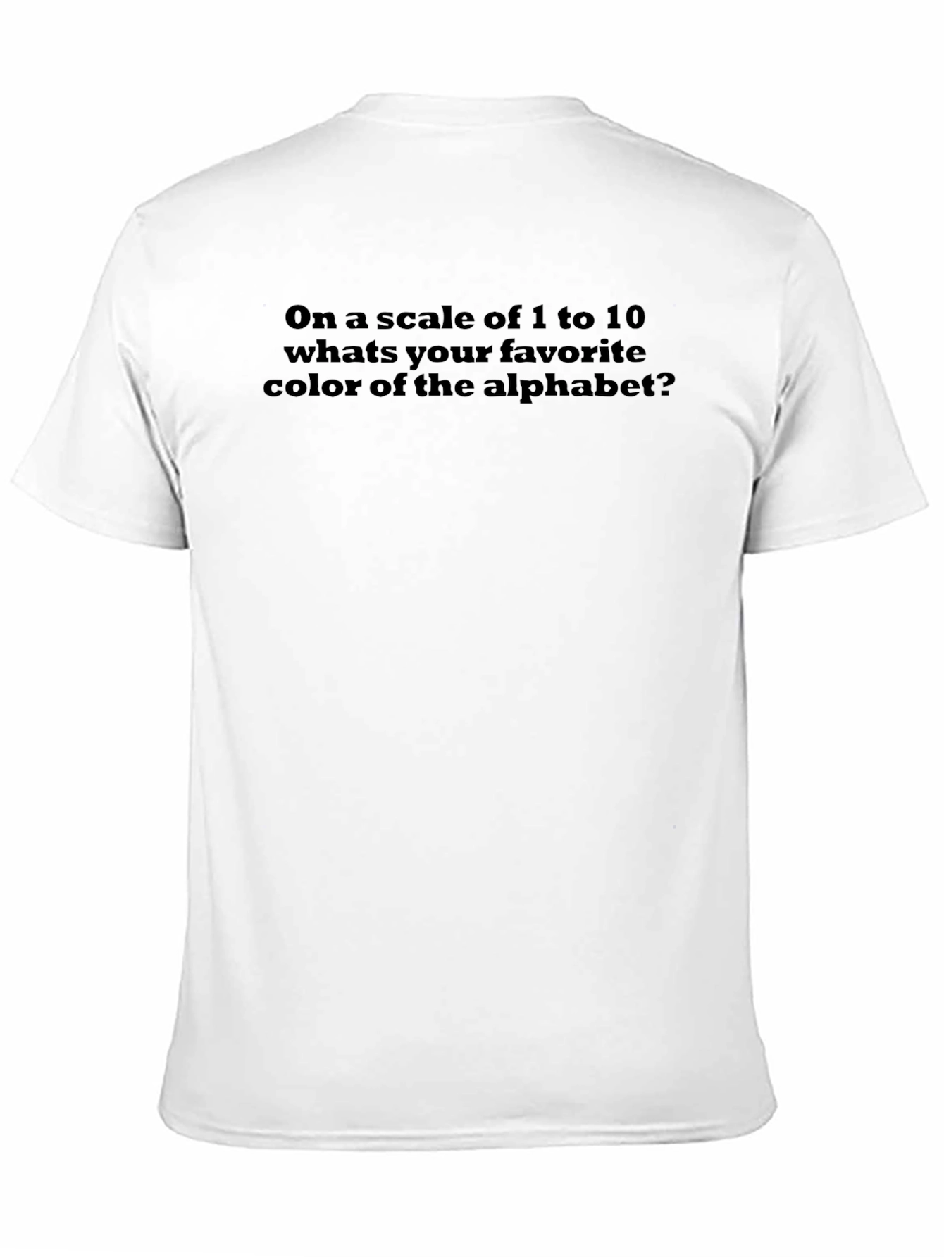 Funny Alphabet Color T-Shirt