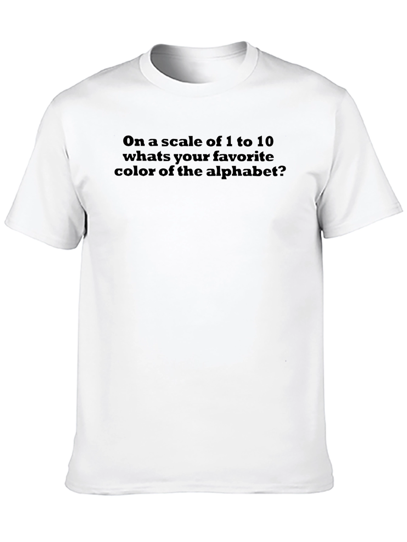 Funny Alphabet Color T-Shirt