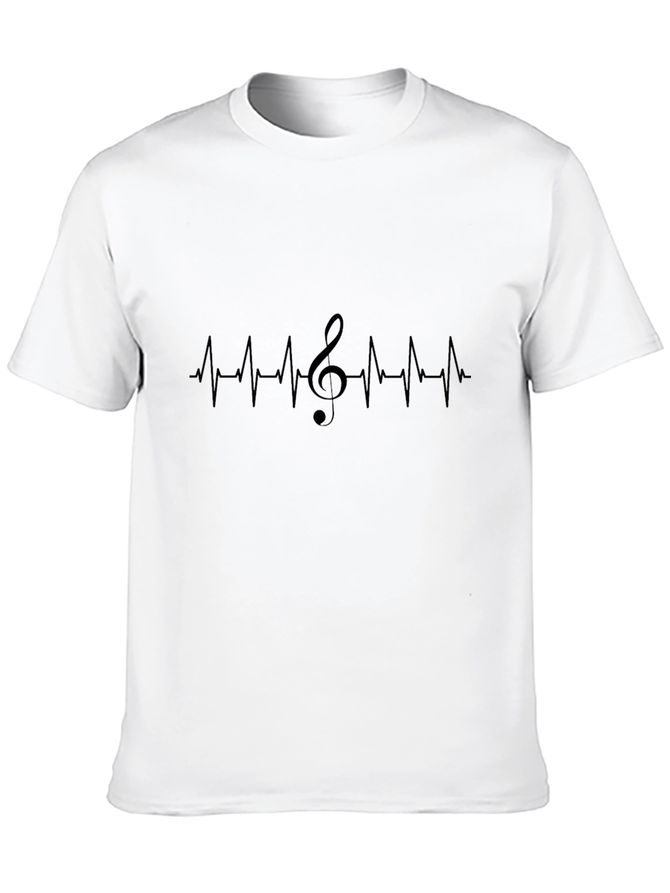 Music Heartbeat T-Shirt - Soft Cotton Tee