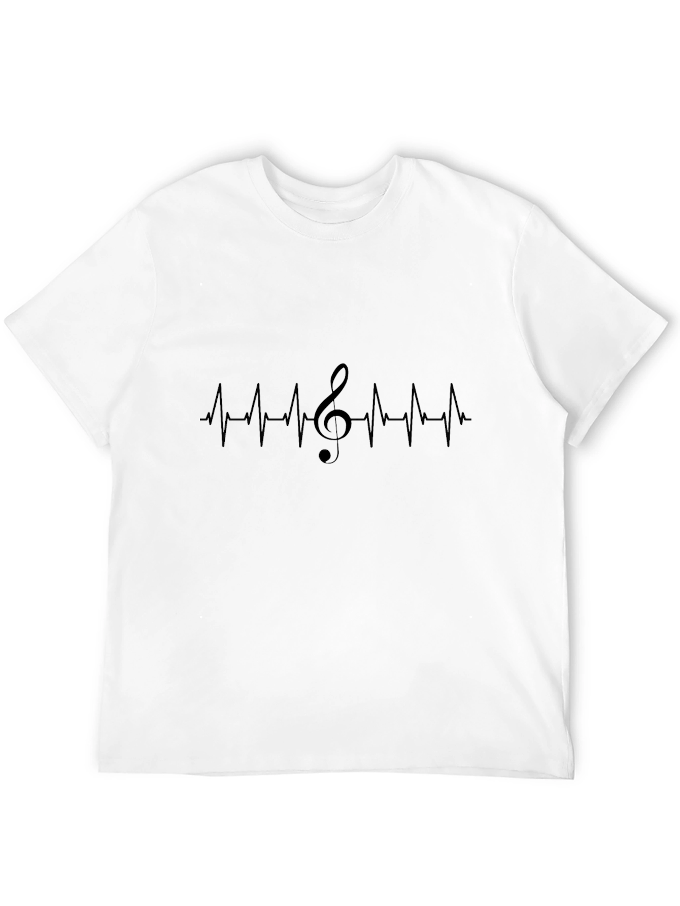 Music Heartbeat T-Shirt - Soft Cotton Tee