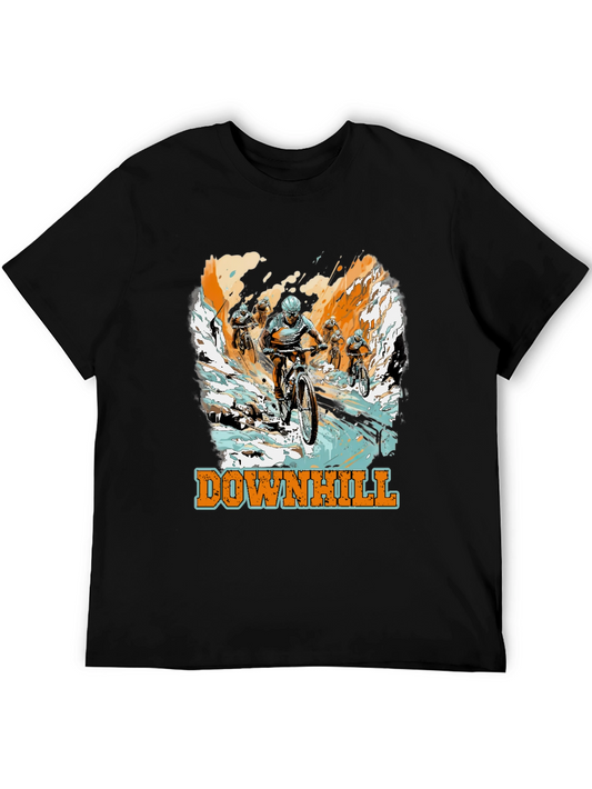 Downhill Mountain Biking Graphic Tee