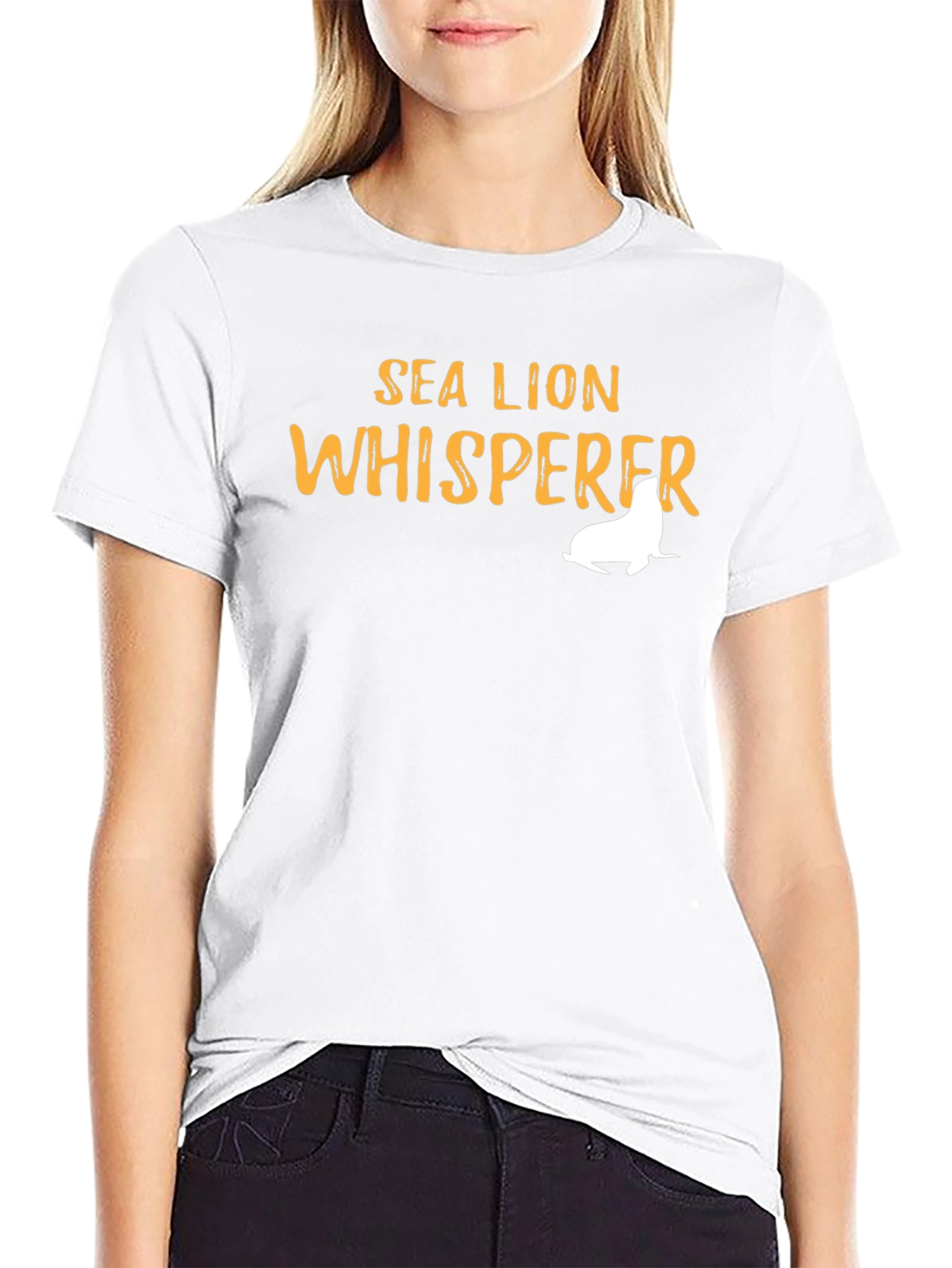 Sea Lion Whisperer Graphic Tee - Black