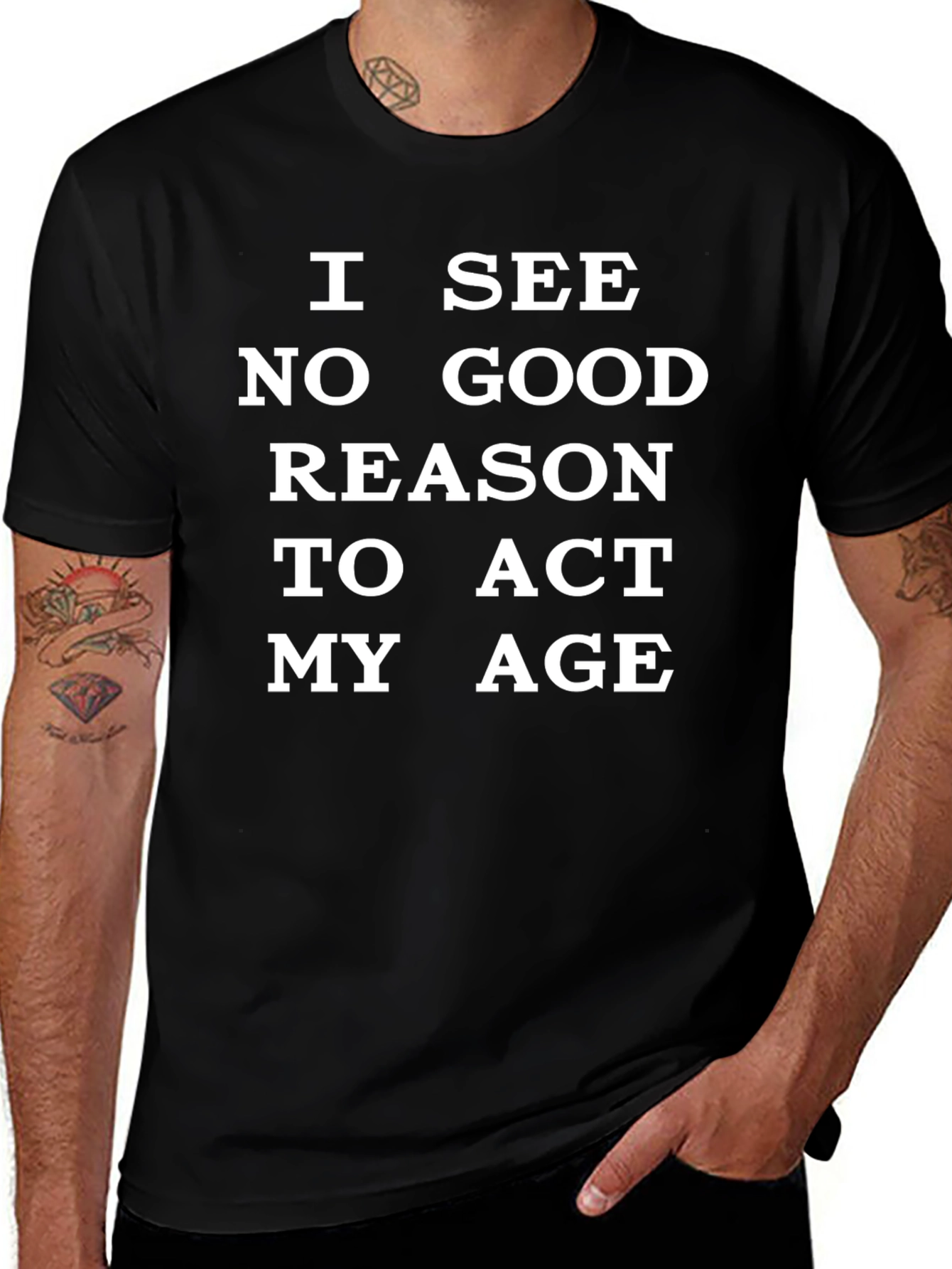 Funny Act My Age Graphic Tee