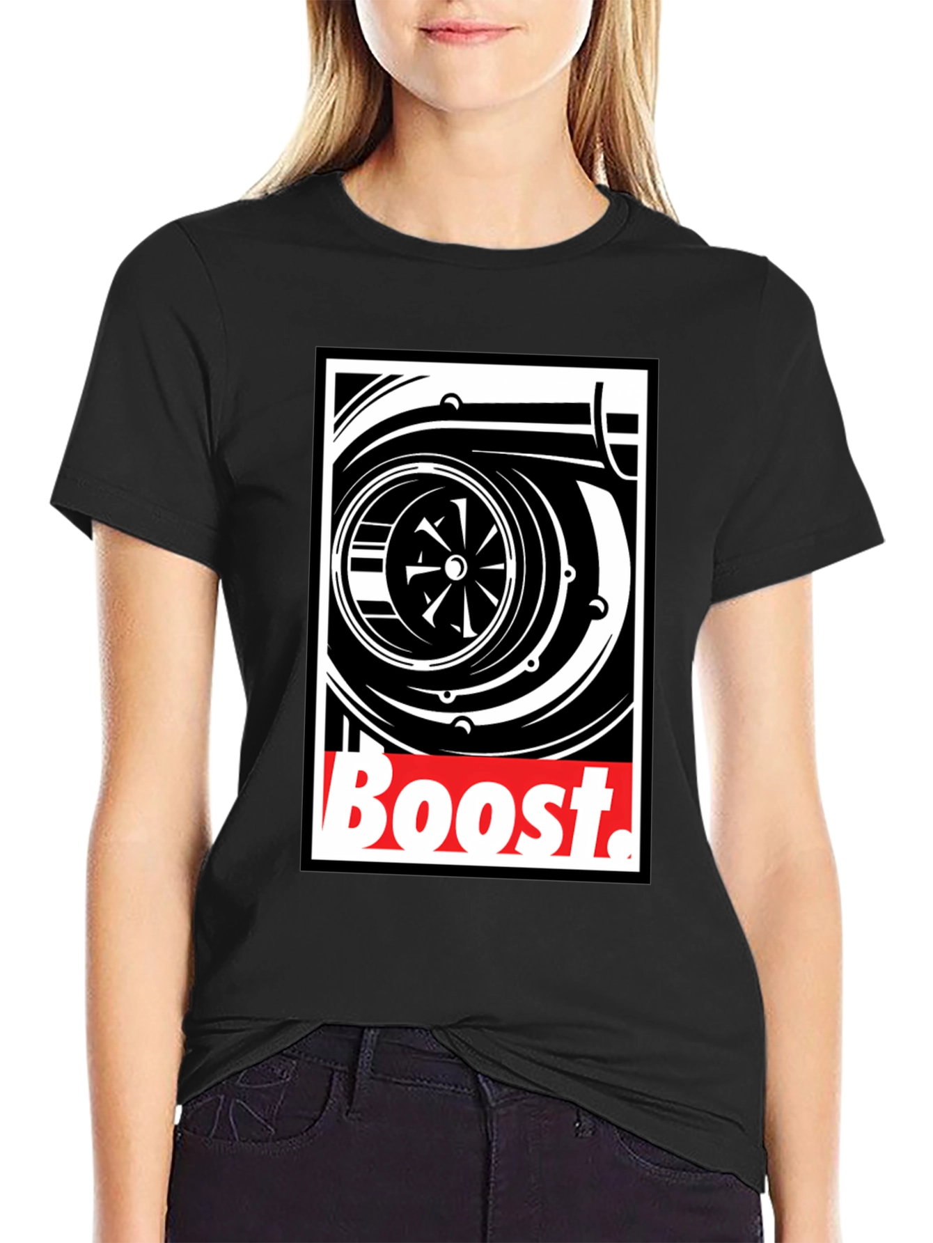 Boost Turbo T-Shirt - Black Graphic Tee