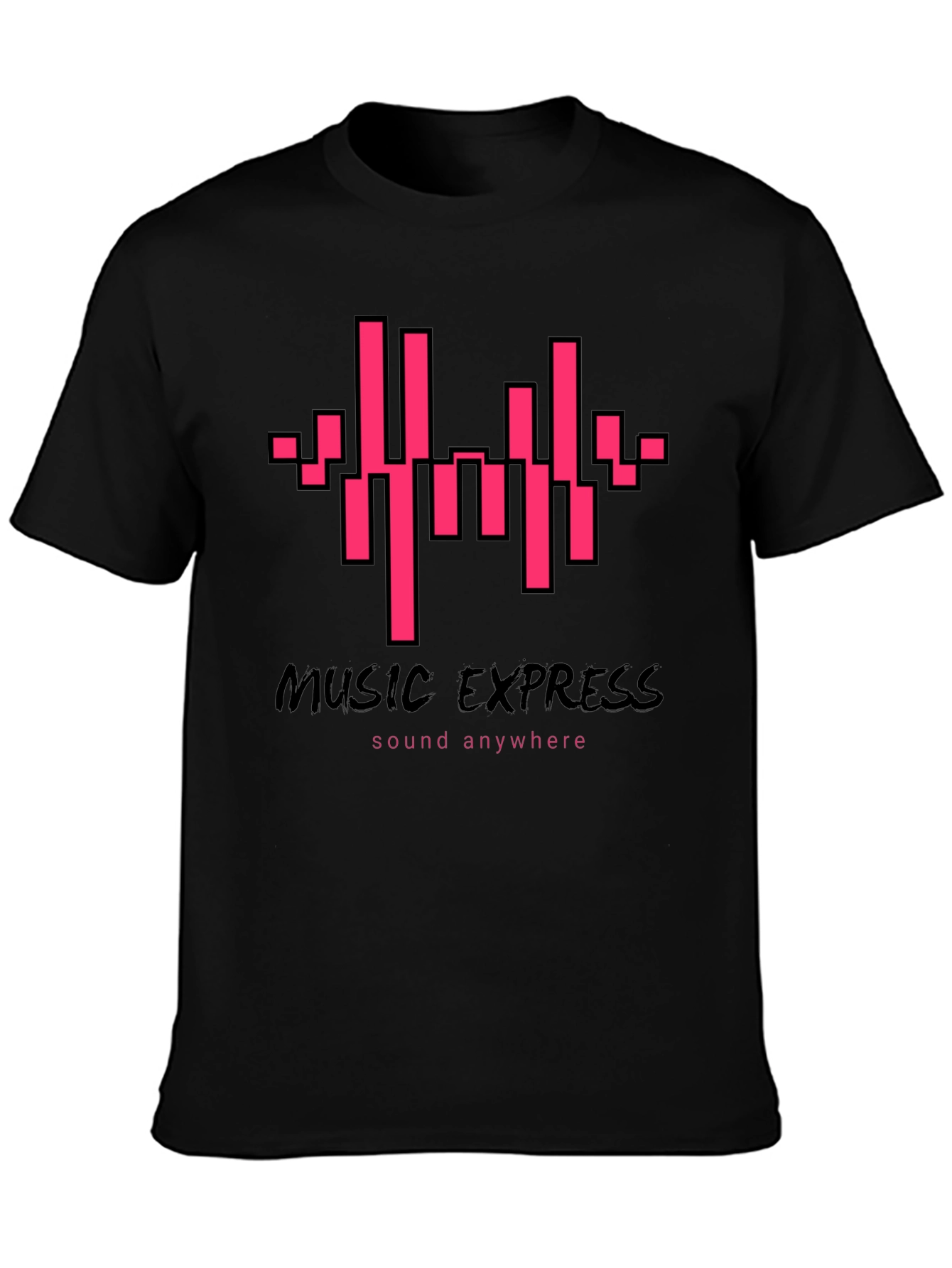 Music Express T-Shirt - Sound Anywhere Graphic Tee