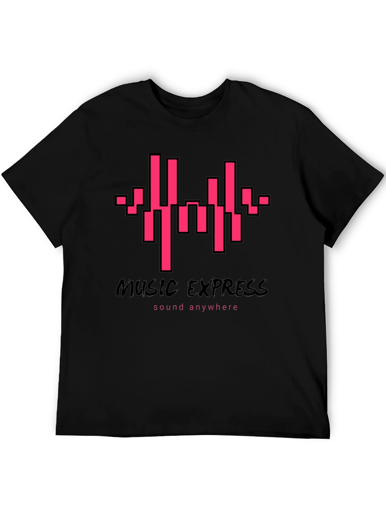 Music Express T-Shirt - Sound Anywhere Graphic Tee