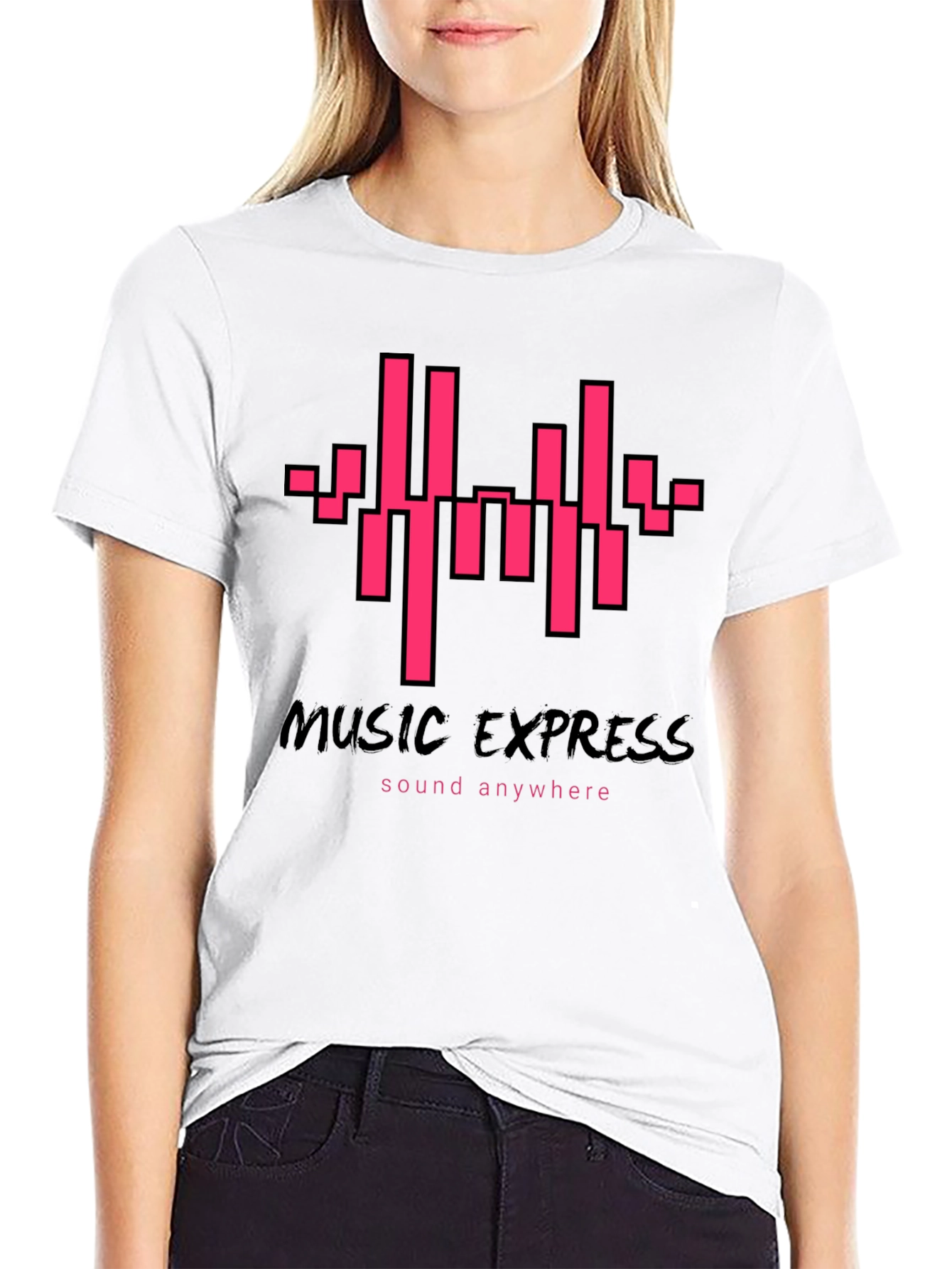 Music Express T-Shirt - Sound Anywhere Graphic Tee