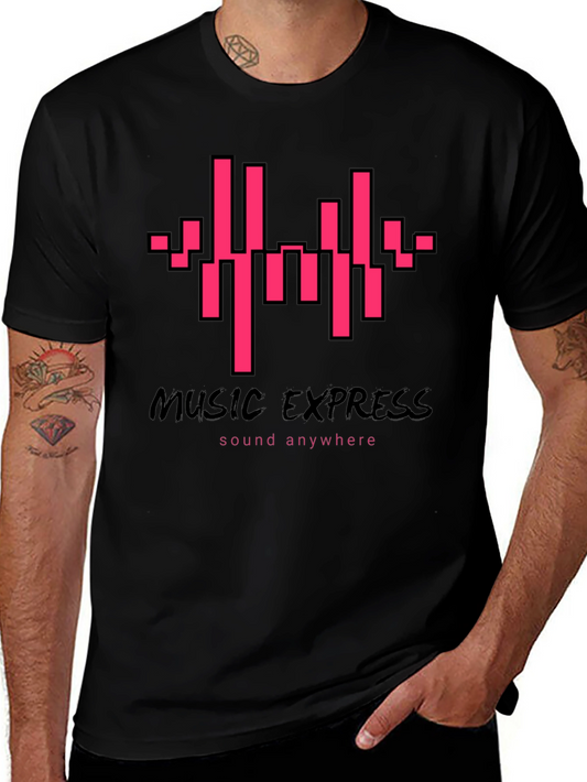 Music Express T-Shirt - Sound Anywhere Graphic Tee