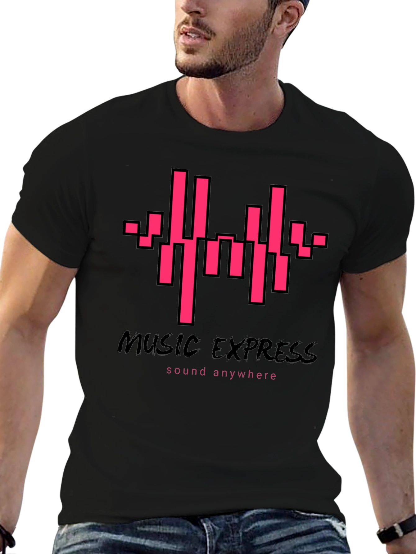 Music Express T-Shirt - Sound Anywhere Graphic Tee