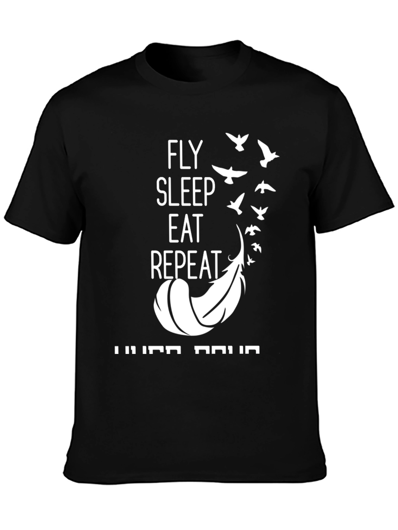 Fly Sleep Eat Repeat Graphic T-Shirt