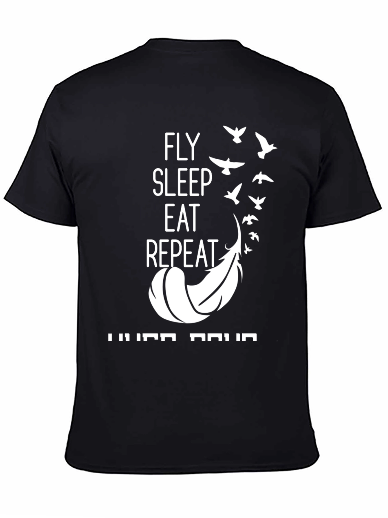 Fly Sleep Eat Repeat Graphic T-Shirt