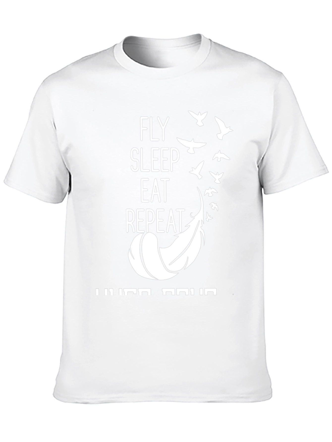 Fly Sleep Eat Repeat Graphic T-Shirt