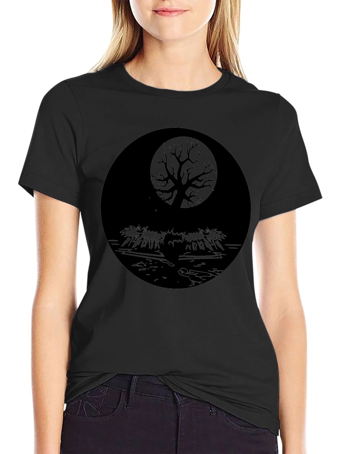 Black Tree Graphic Tee - Unisex Style
