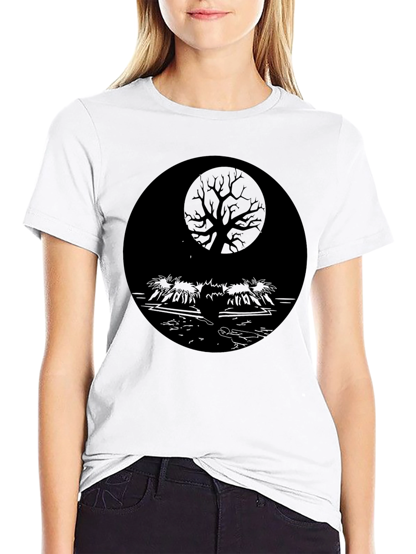 Black Tree Graphic Tee - Unisex Style