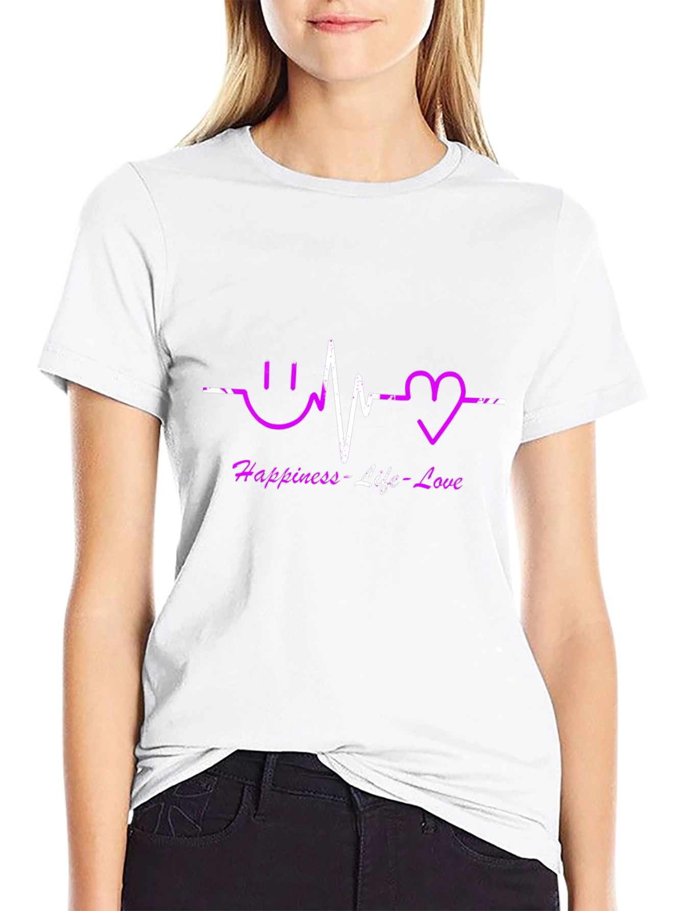 Happiness Life Love T-Shirt