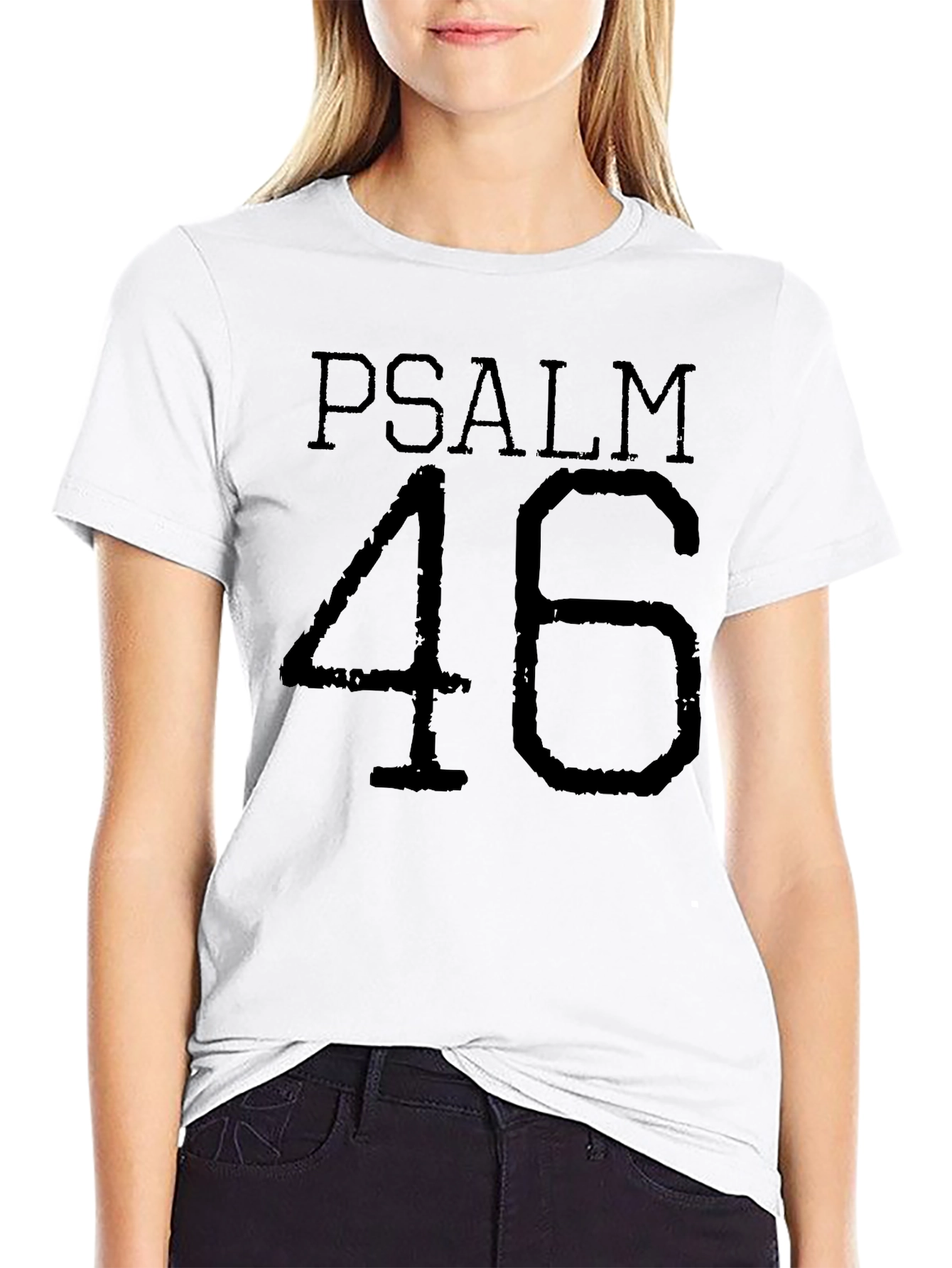 Psalm 46 Christian T-Shirt Religious Faith Tee