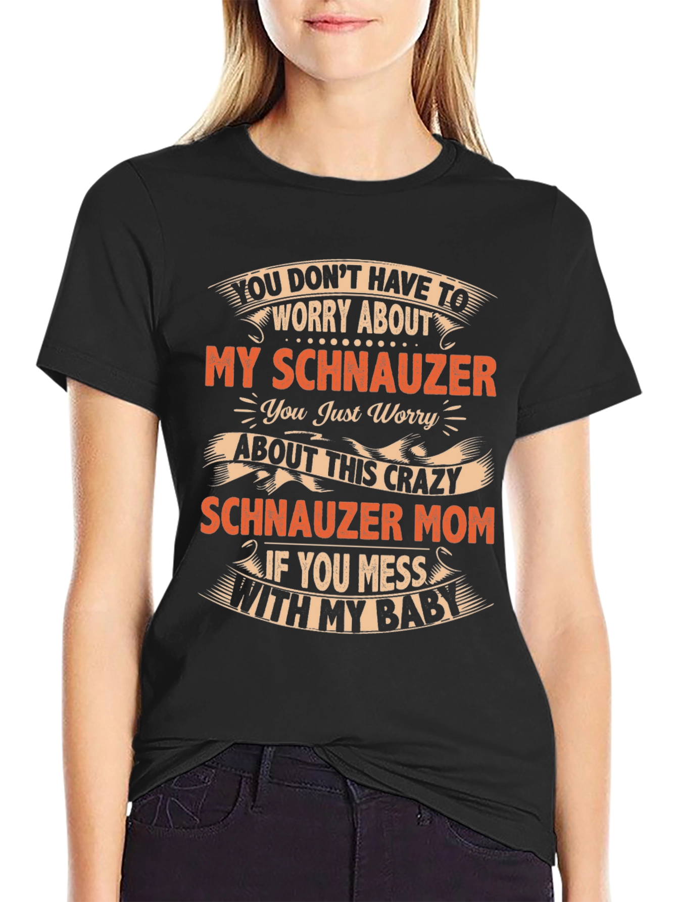 Schnauzer Mom T-Shirt - Funny Dog Lover Tee