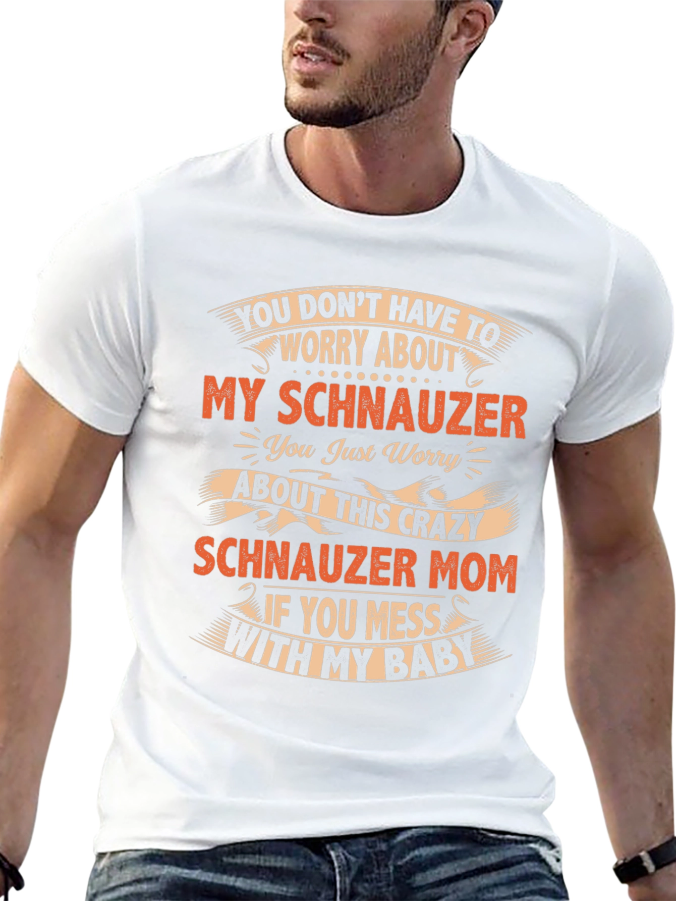 Schnauzer Mom T-Shirt - Funny Dog Lover Tee