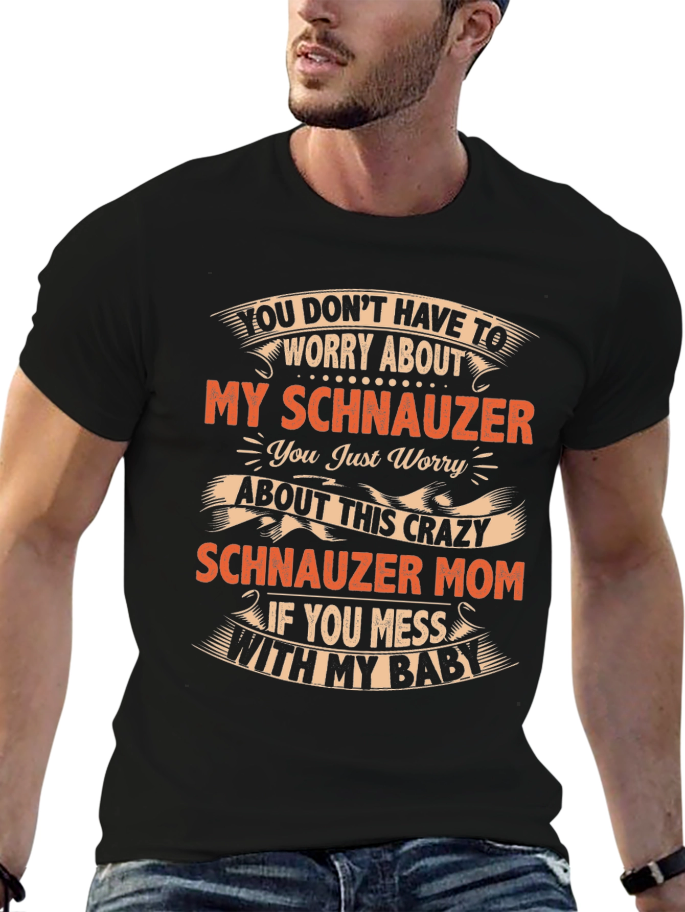 Schnauzer Mom T-Shirt - Funny Dog Lover Tee