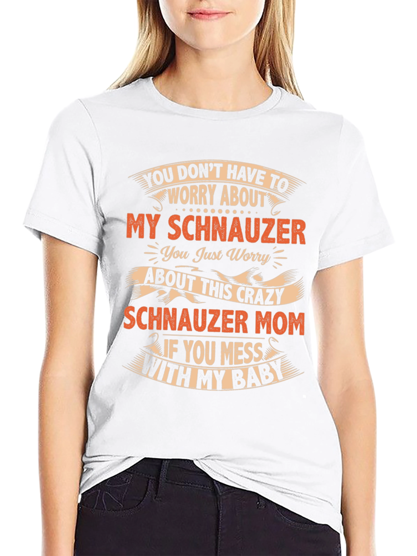 Schnauzer Mom T-Shirt - Funny Dog Lover Tee