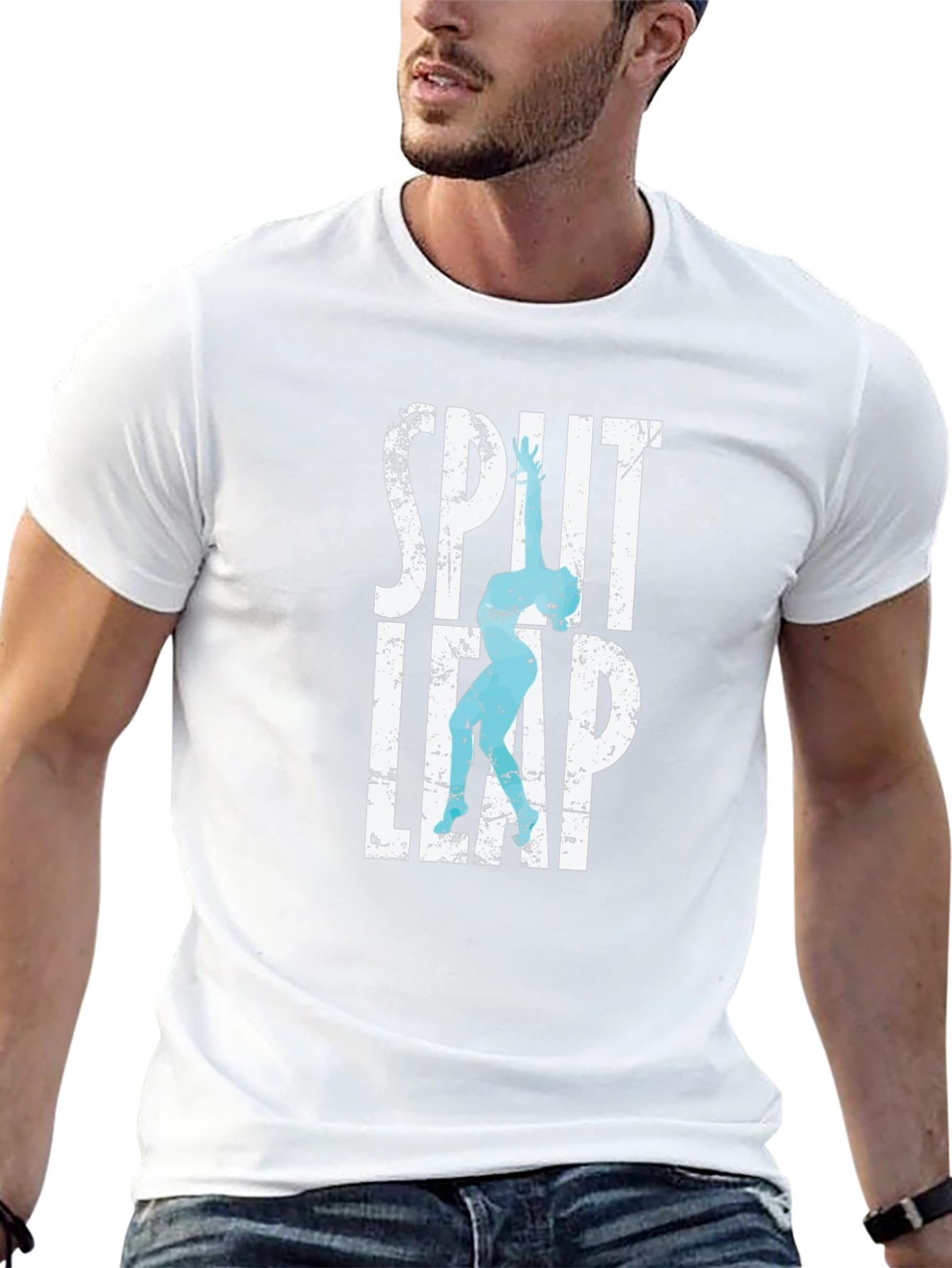 Split Leap Graphic T-Shirt
