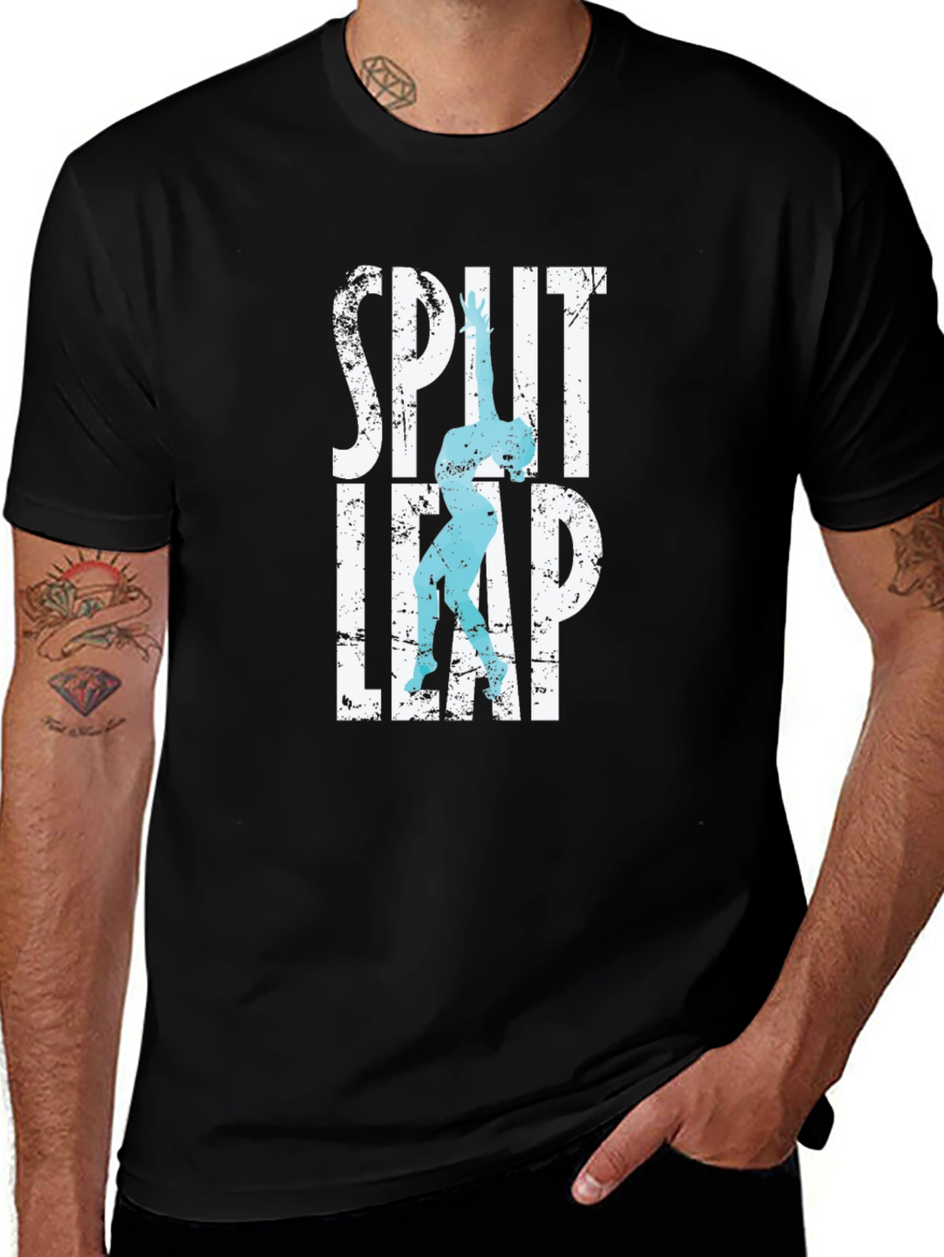 Split Leap Graphic T-Shirt