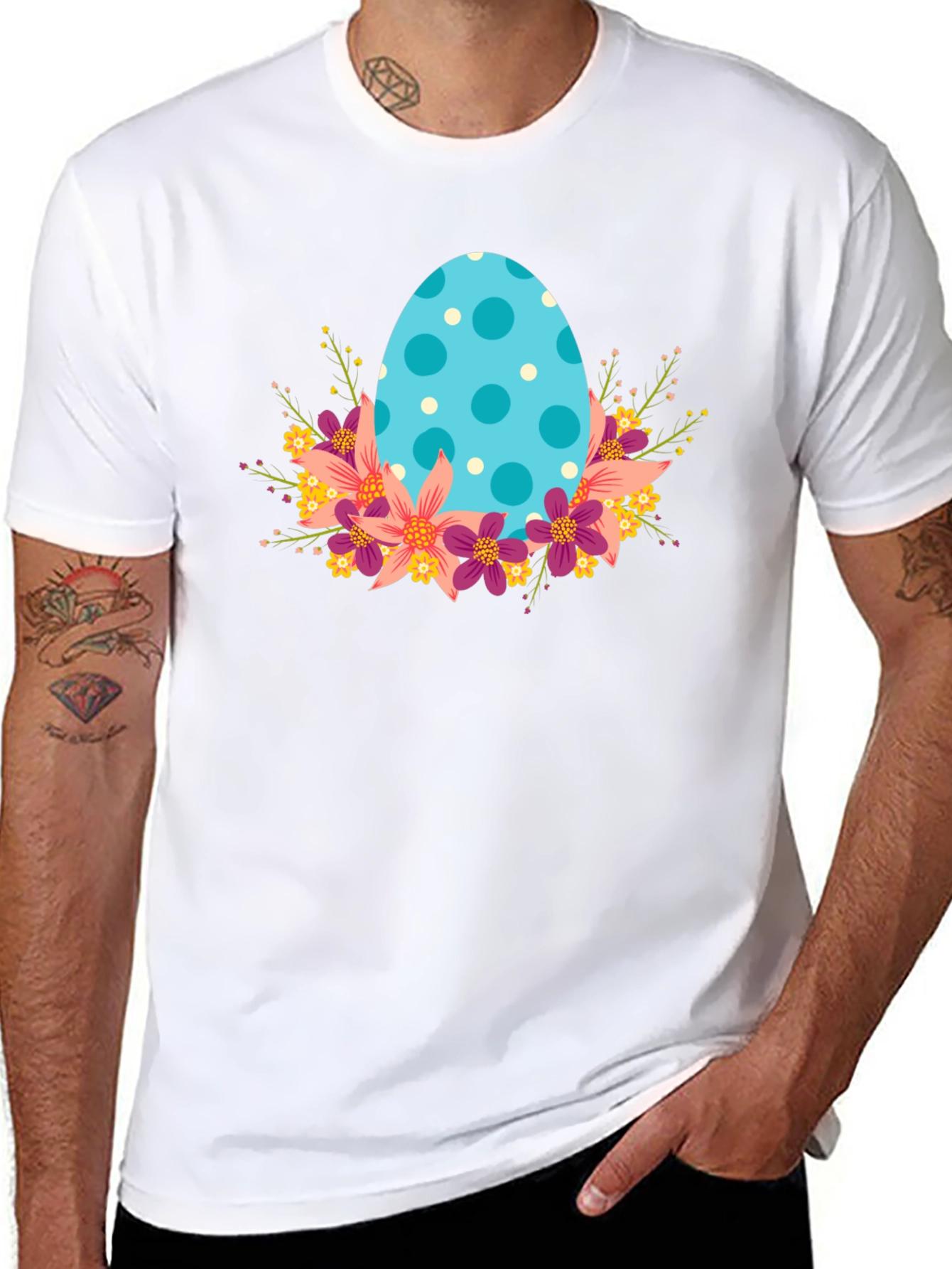 Easter Egg Floral T-Shirt