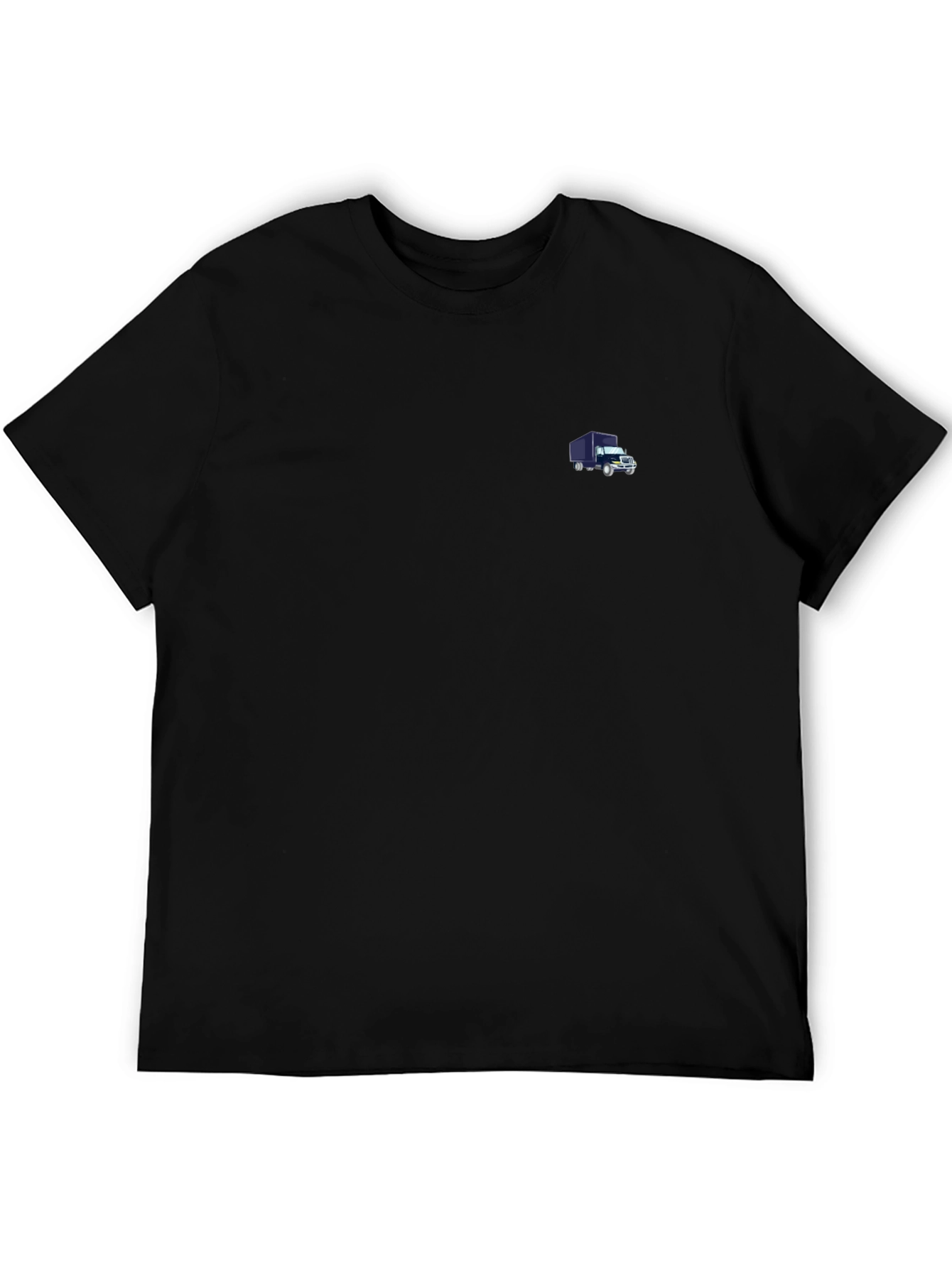 Truck Graphic Tee - Black Cotton Blend