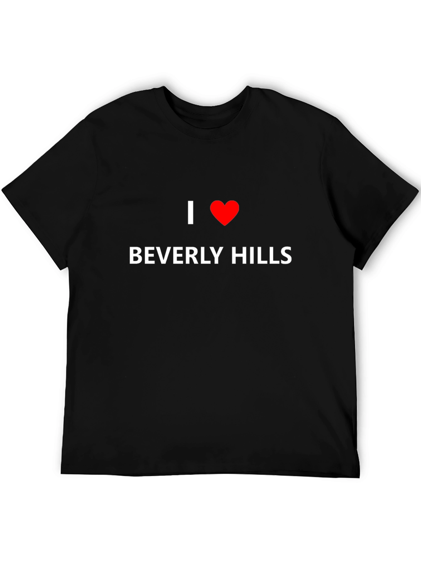 I Love Beverly Hills Black T-Shirt