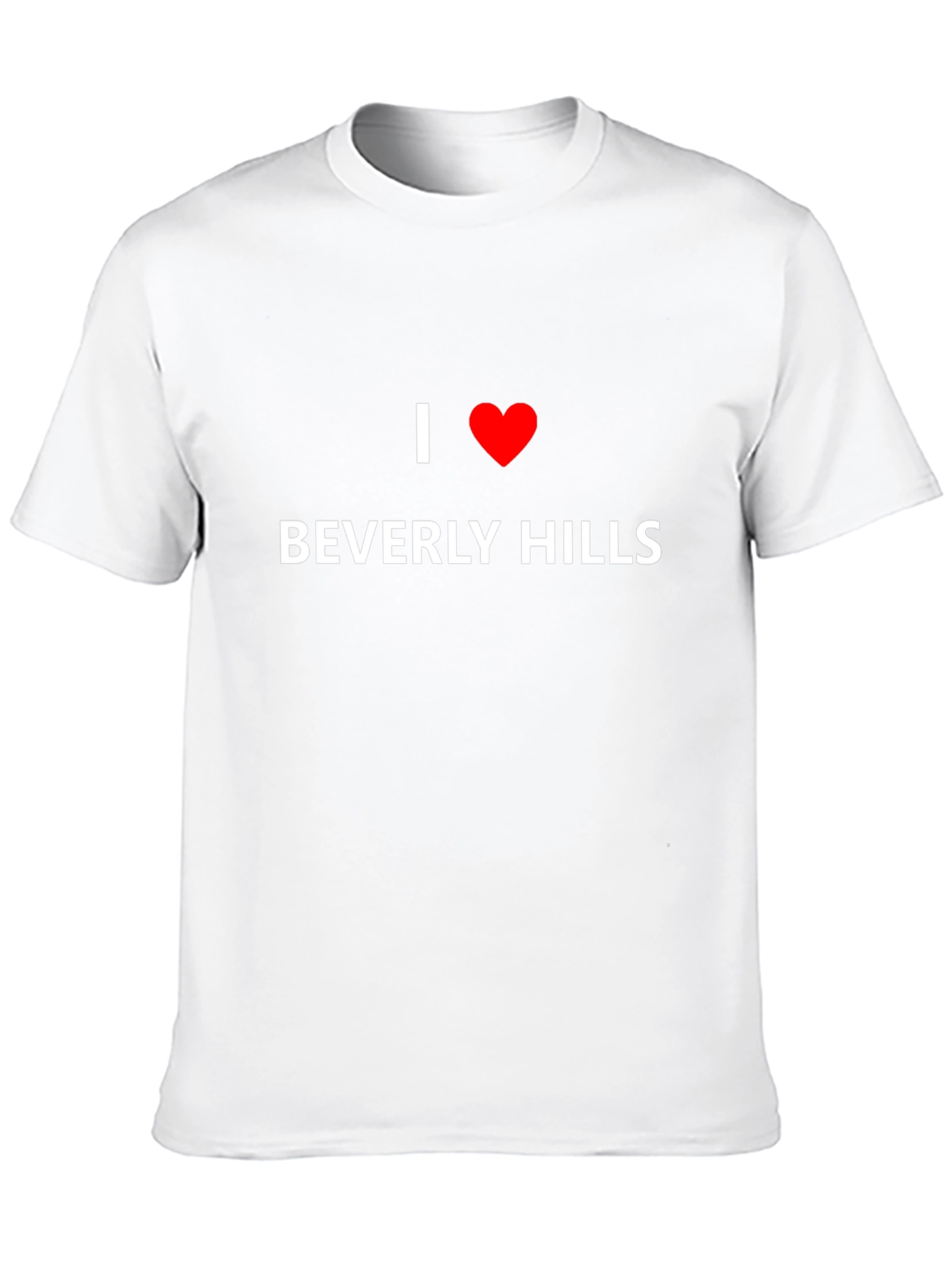 I Love Beverly Hills Black T-Shirt