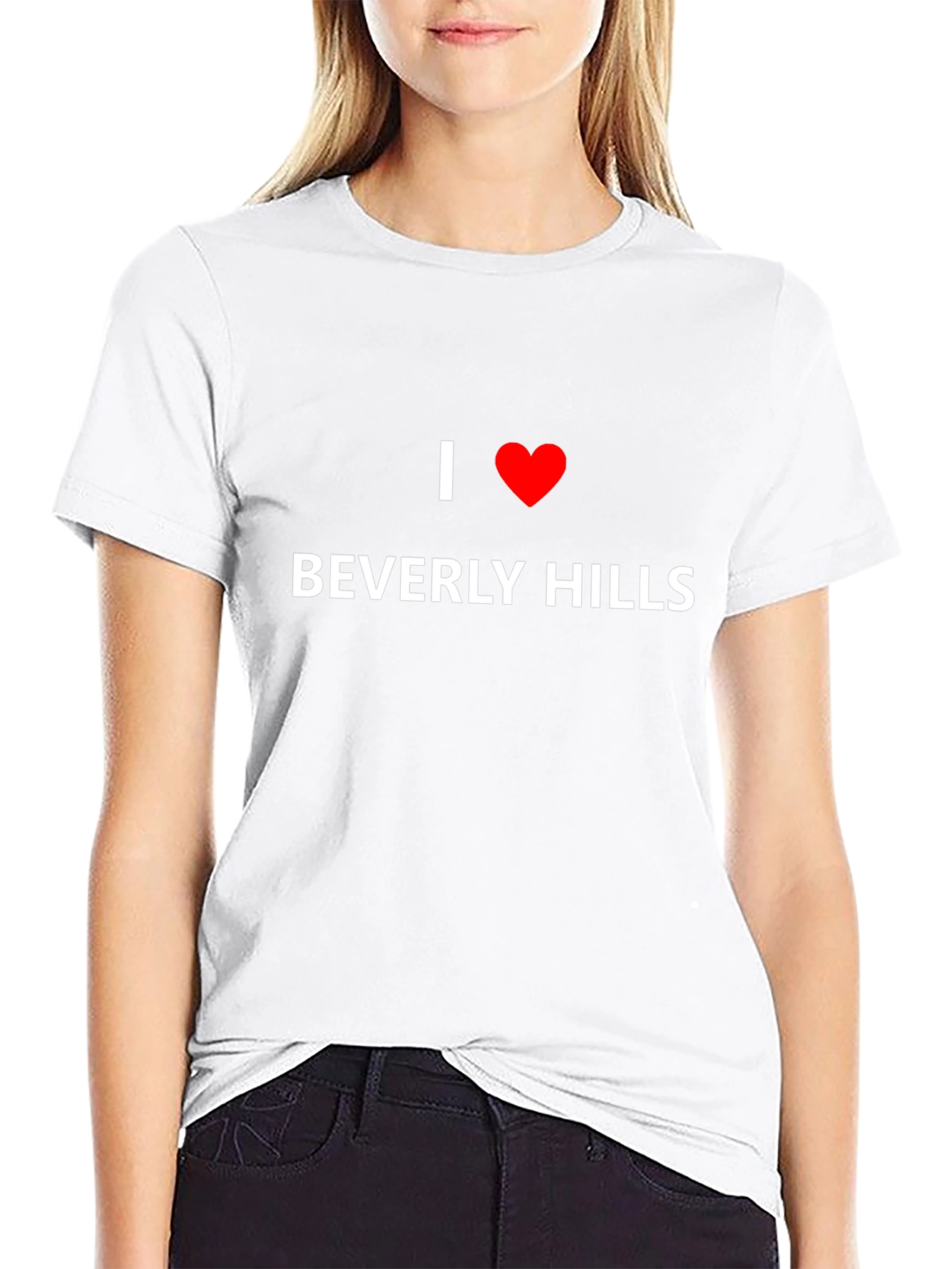 I Love Beverly Hills Black T-Shirt