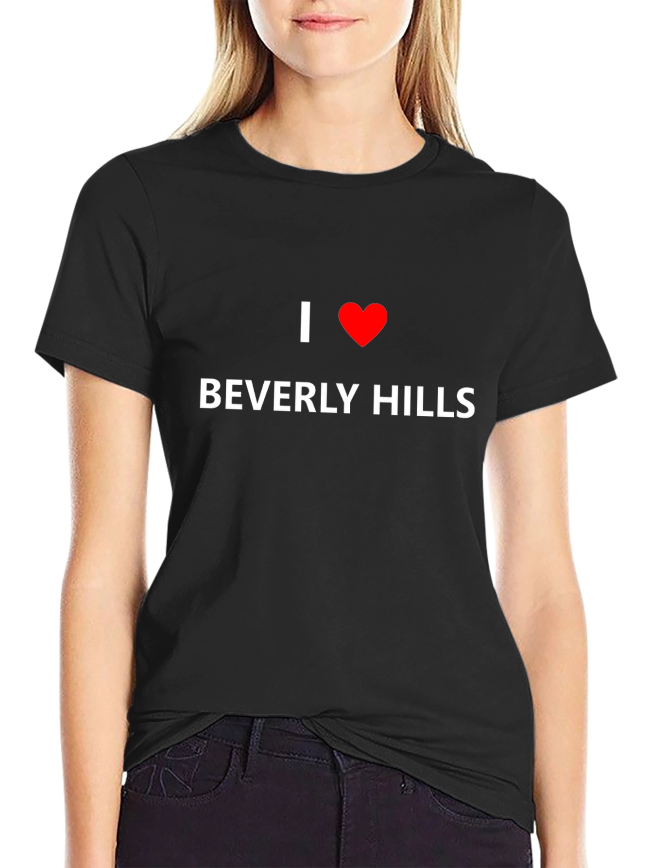 I Love Beverly Hills Black T-Shirt