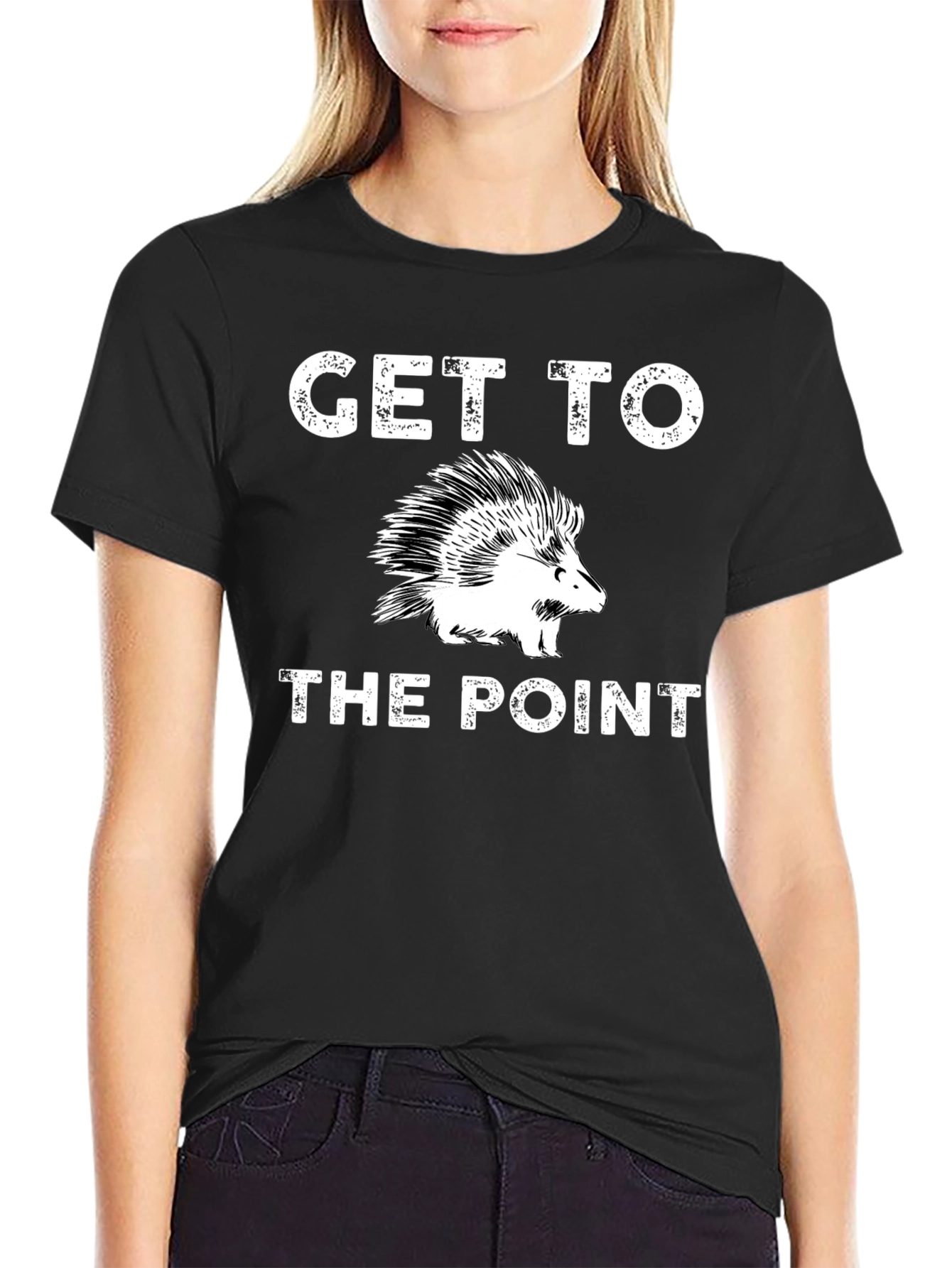 Get to the Point Hedgehog Graphic Tee