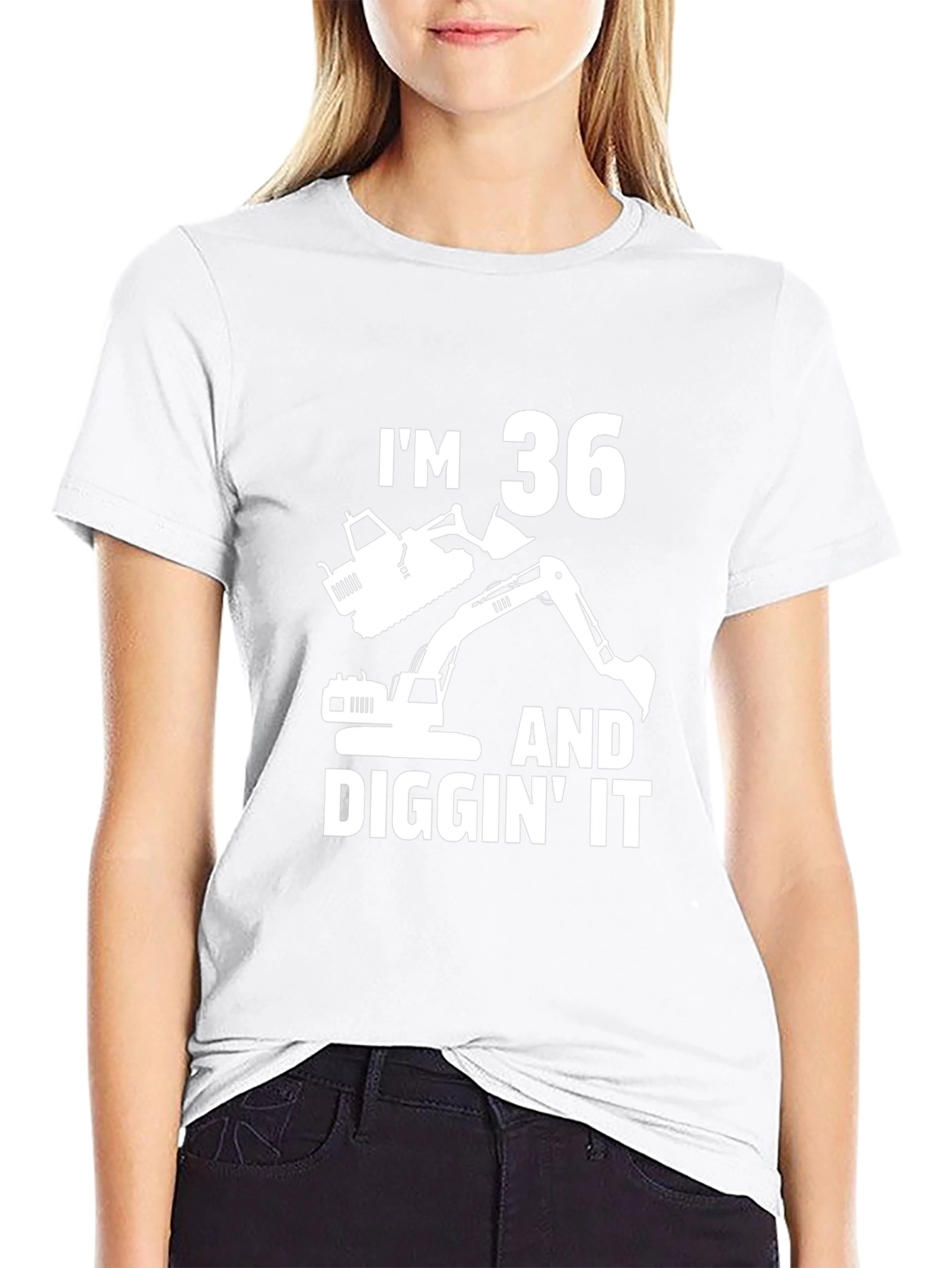 Im 36 And Diggin It Birthday T-Shirt