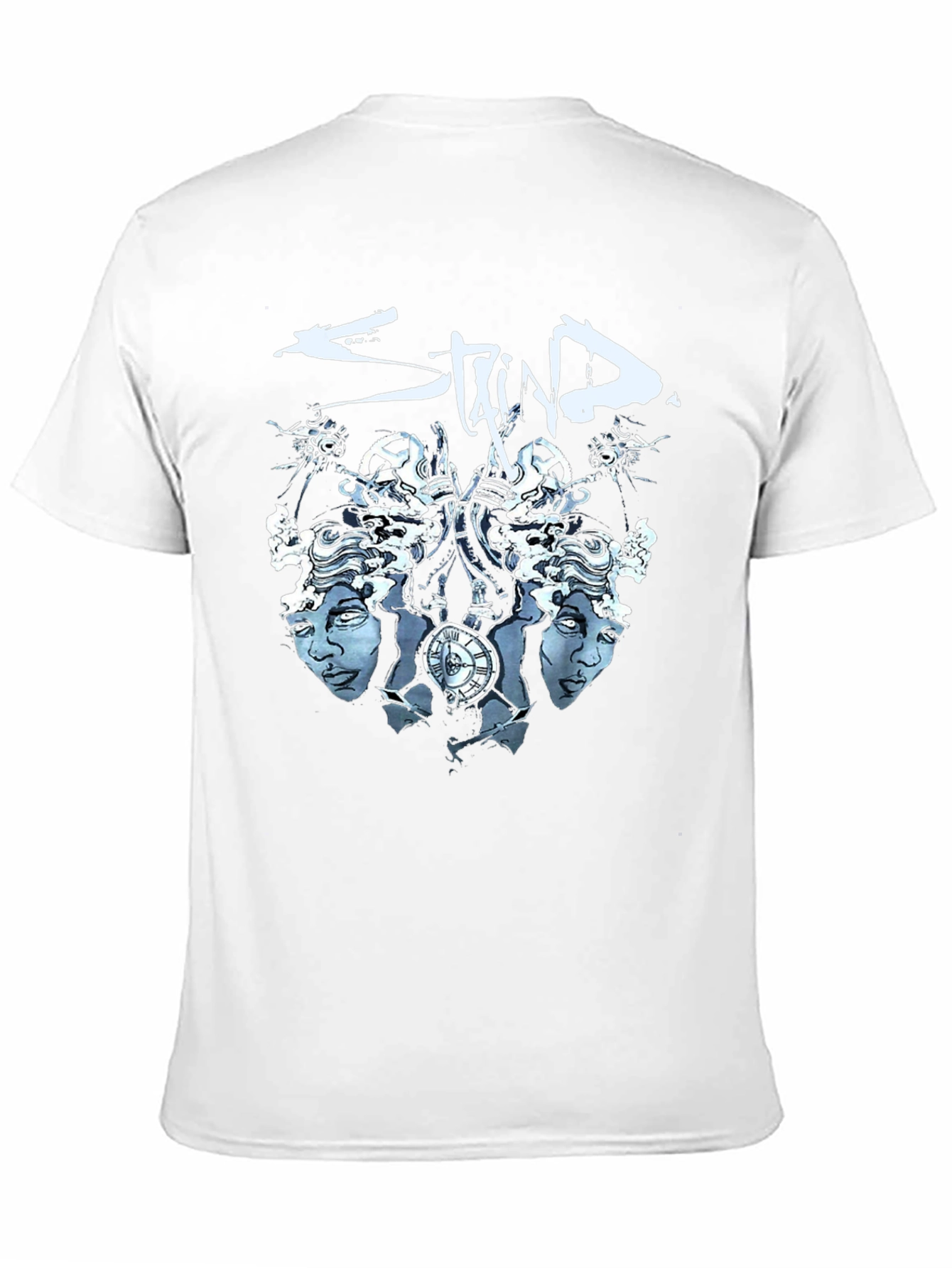Staind Band Graphic T-Shirt - Black Cotton Blend