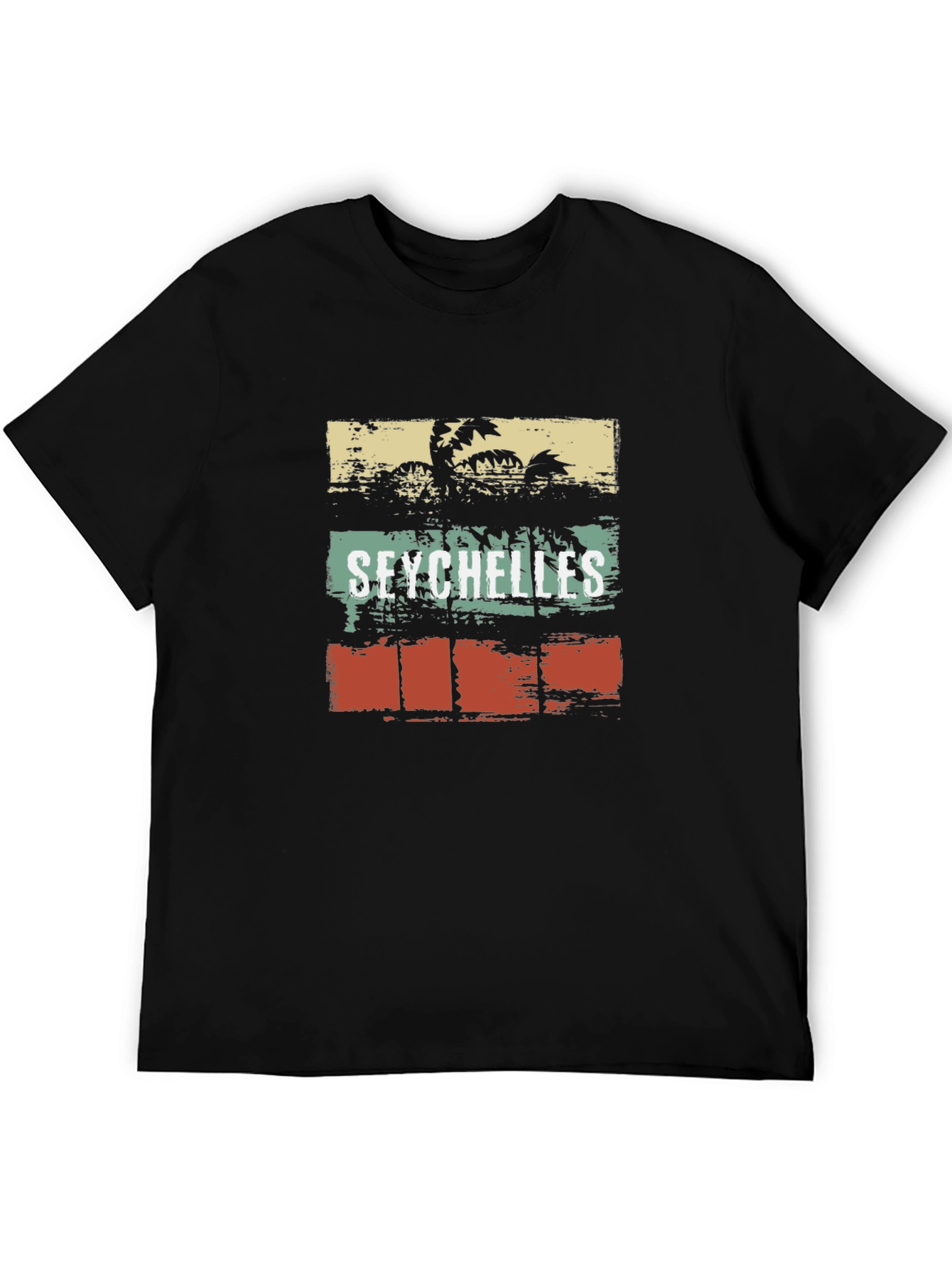 Seychelles Retro Palm Tree T-Shirt