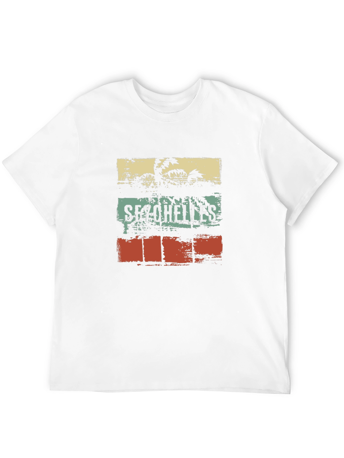 Seychelles Retro Palm Tree T-Shirt