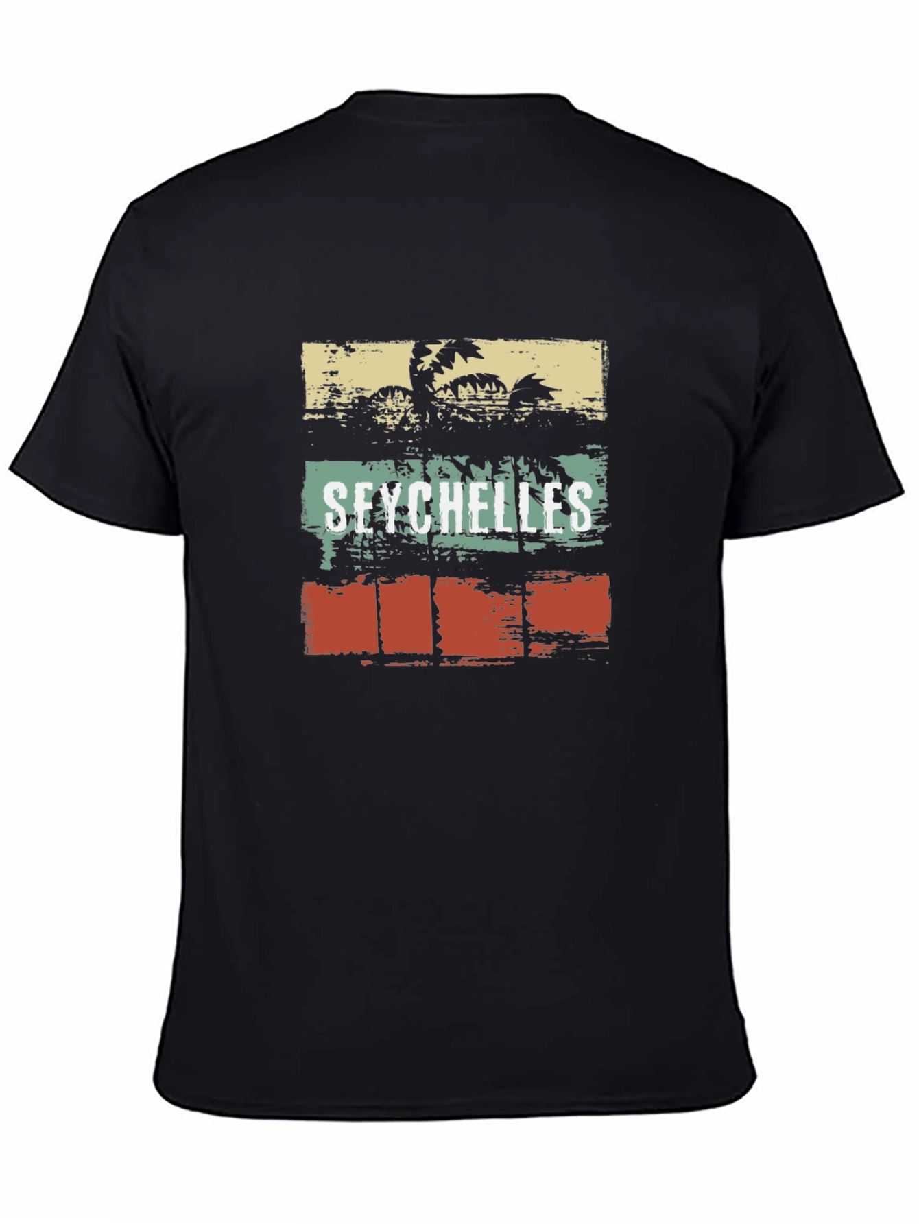 Seychelles Retro Palm Tree T-Shirt