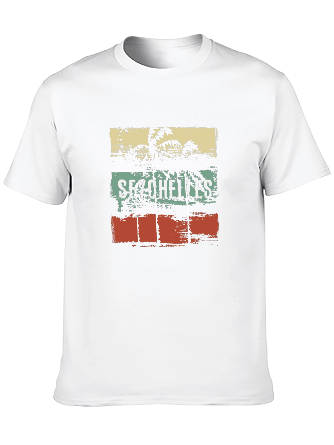 Seychelles Retro Palm Tree T-Shirt