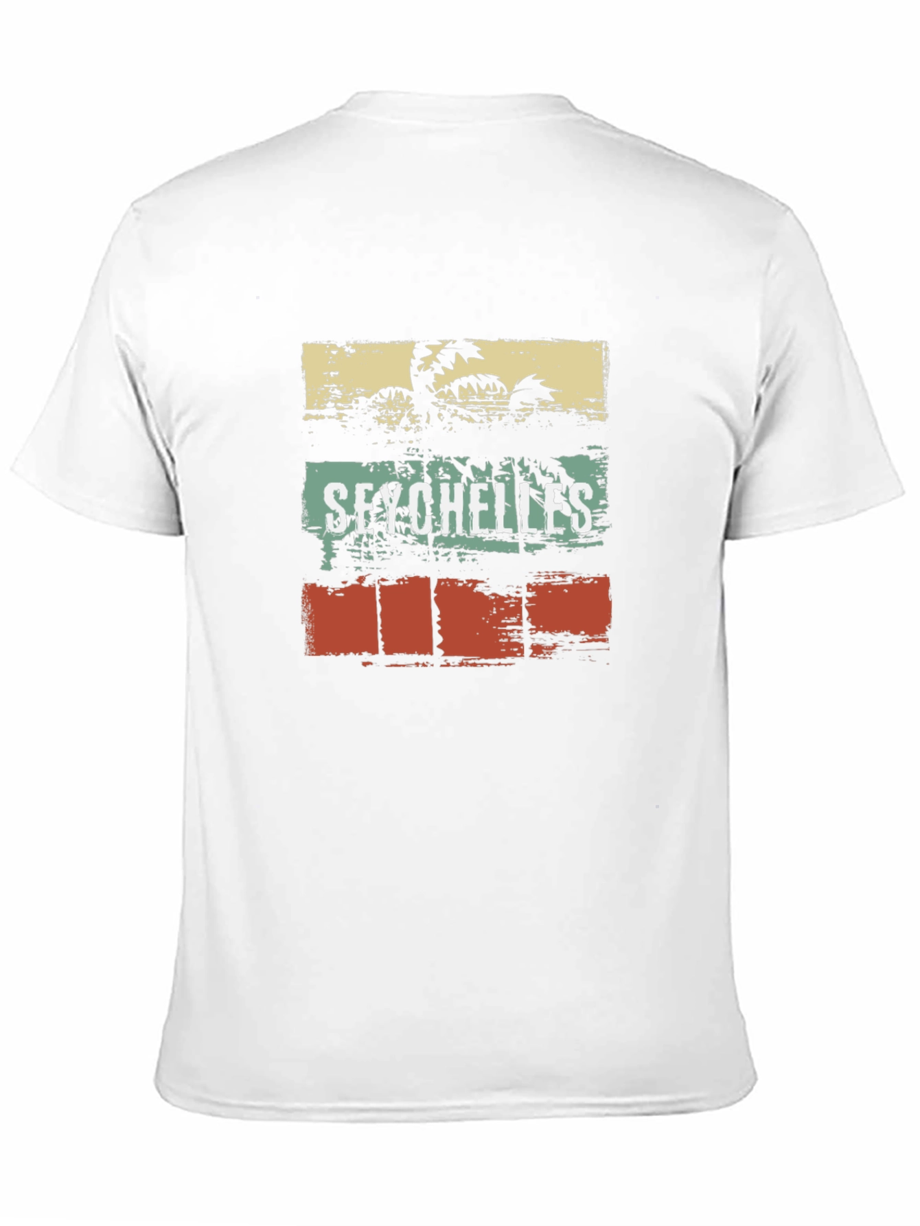 Seychelles Retro Palm Tree T-Shirt