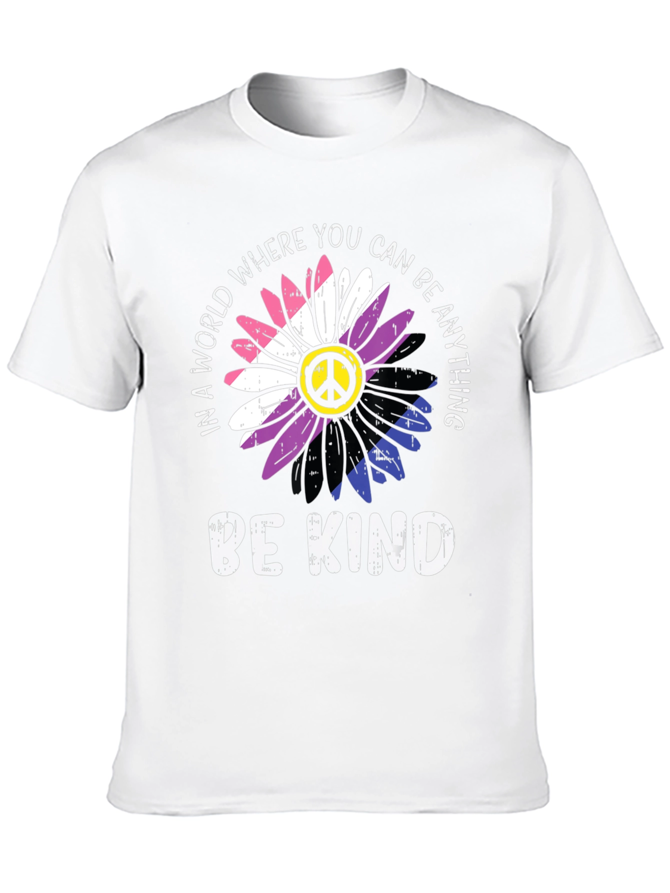 Be Kind Floral Peace T-Shirt