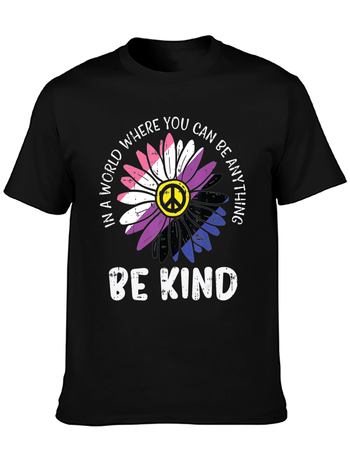 Be Kind Floral Peace T-Shirt