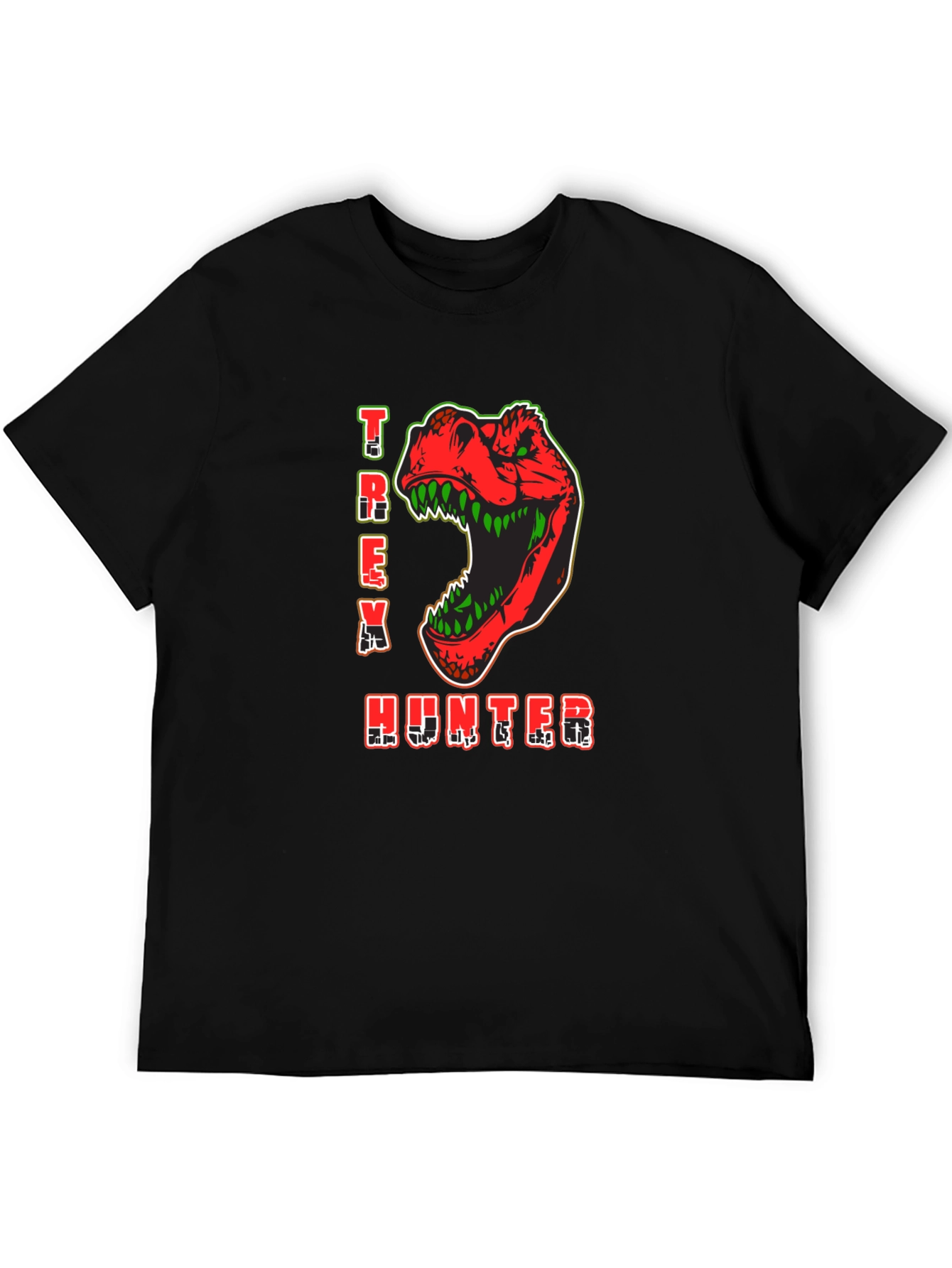 T-Rex Hunter Graphic Print T-Shirt