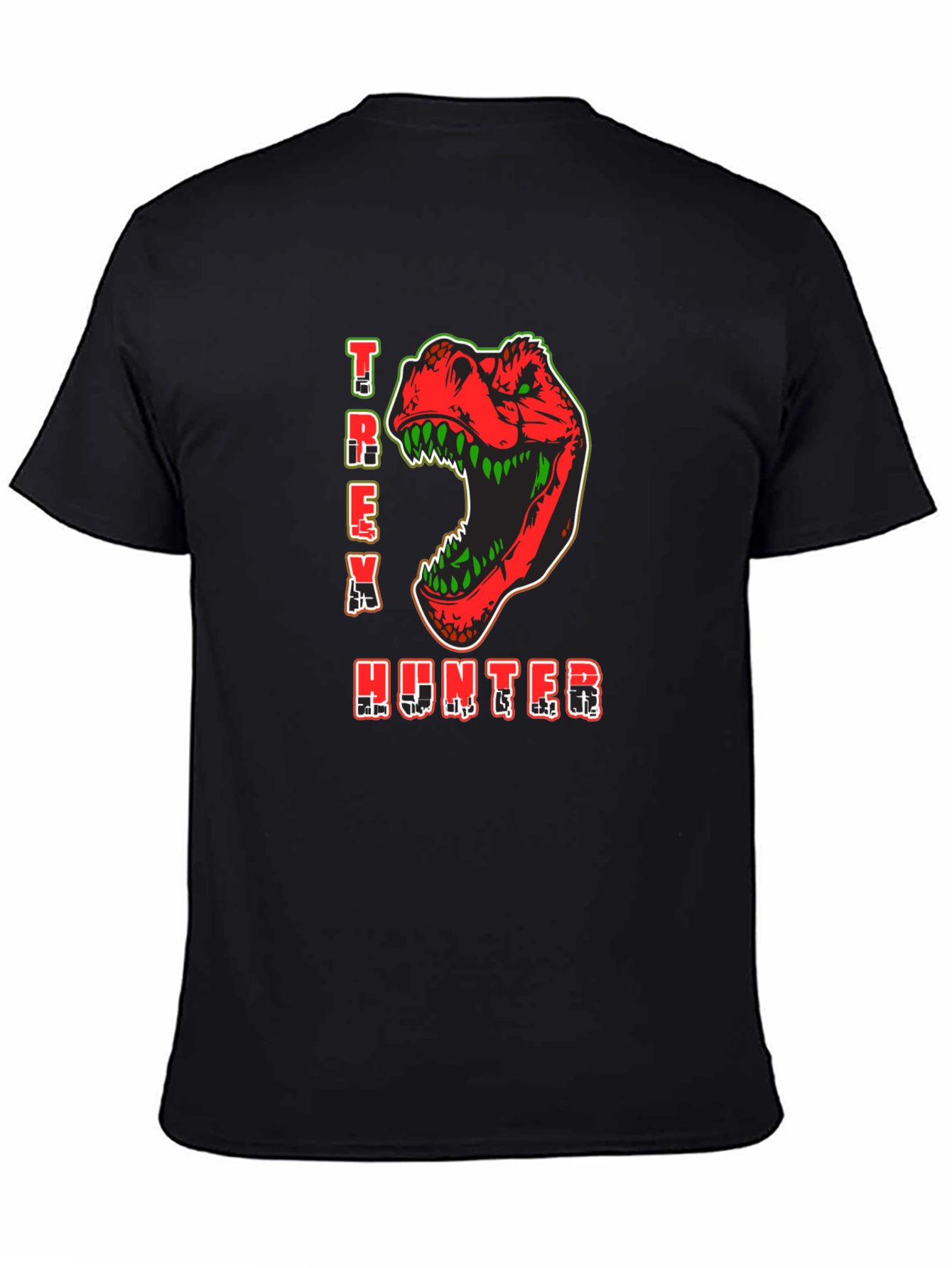 T-Rex Hunter Graphic Print T-Shirt
