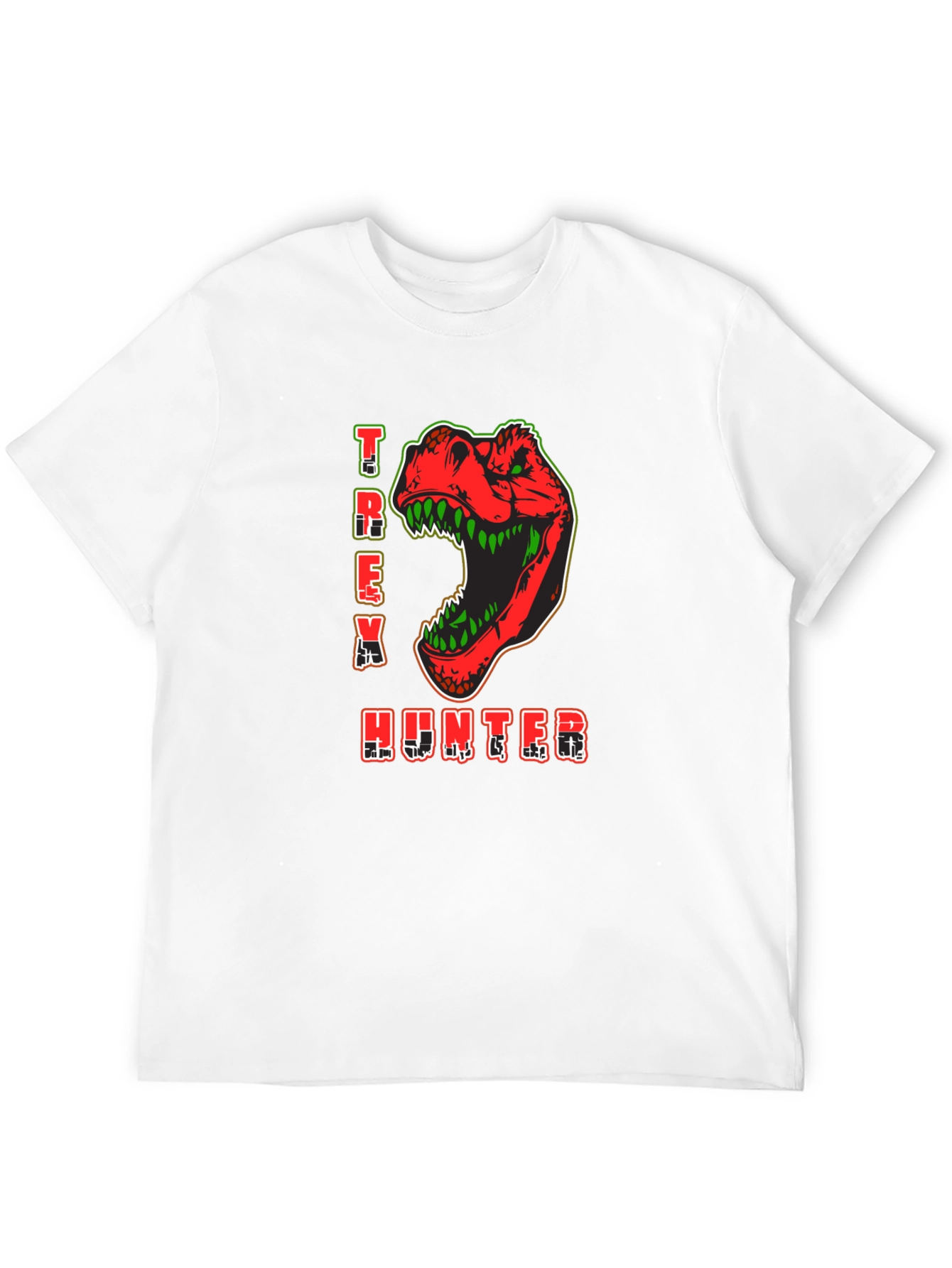 T-Rex Hunter Graphic Print T-Shirt