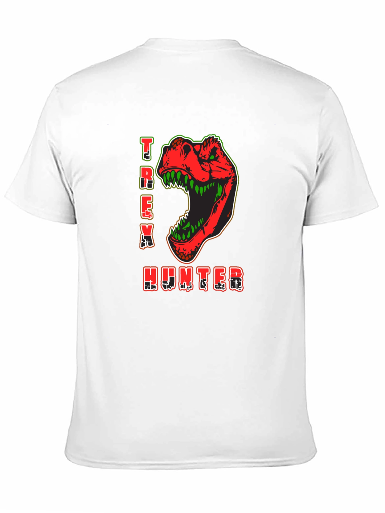 T-Rex Hunter Graphic Print T-Shirt