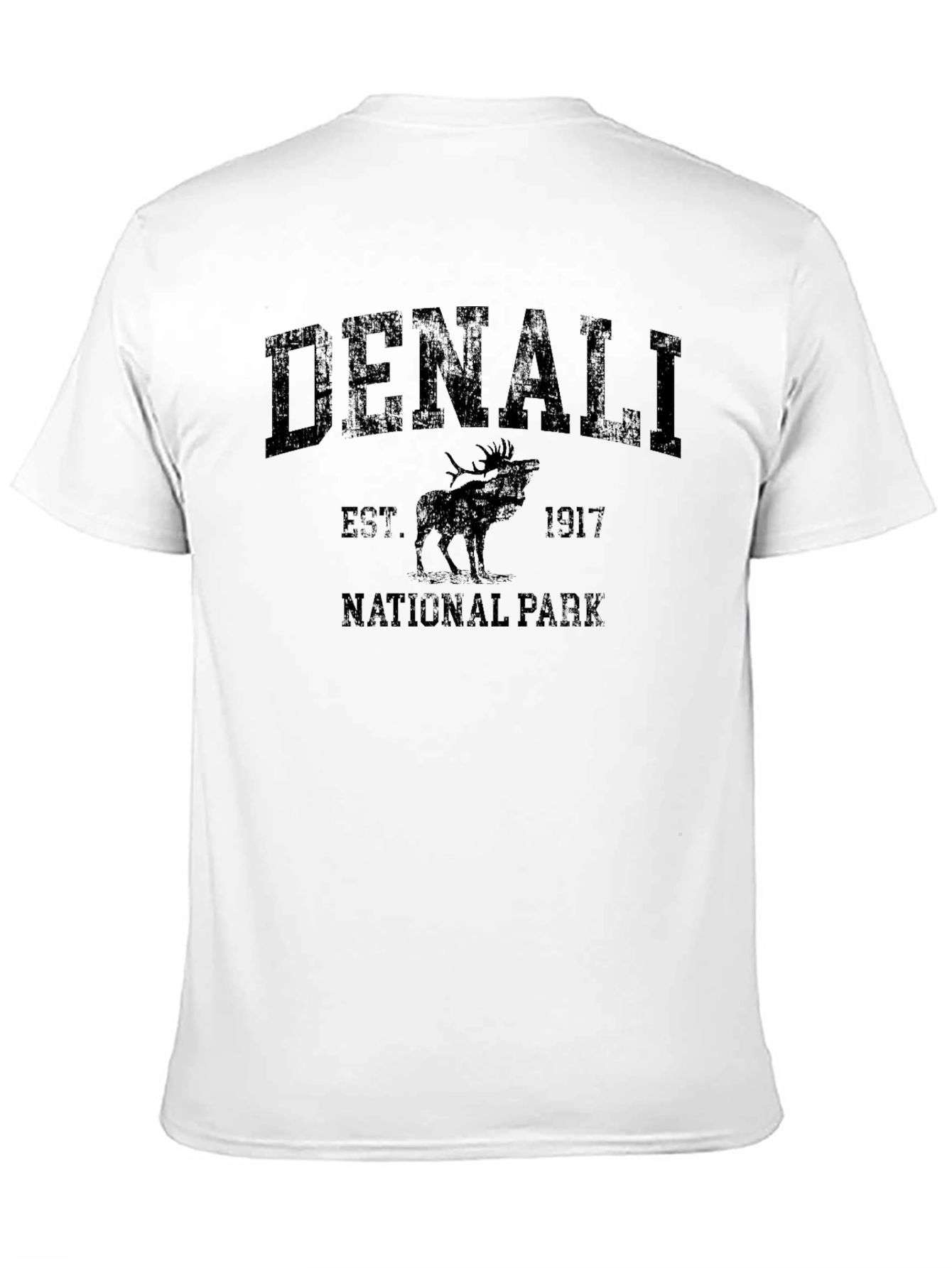 Denali National Park Black Graphic Tee